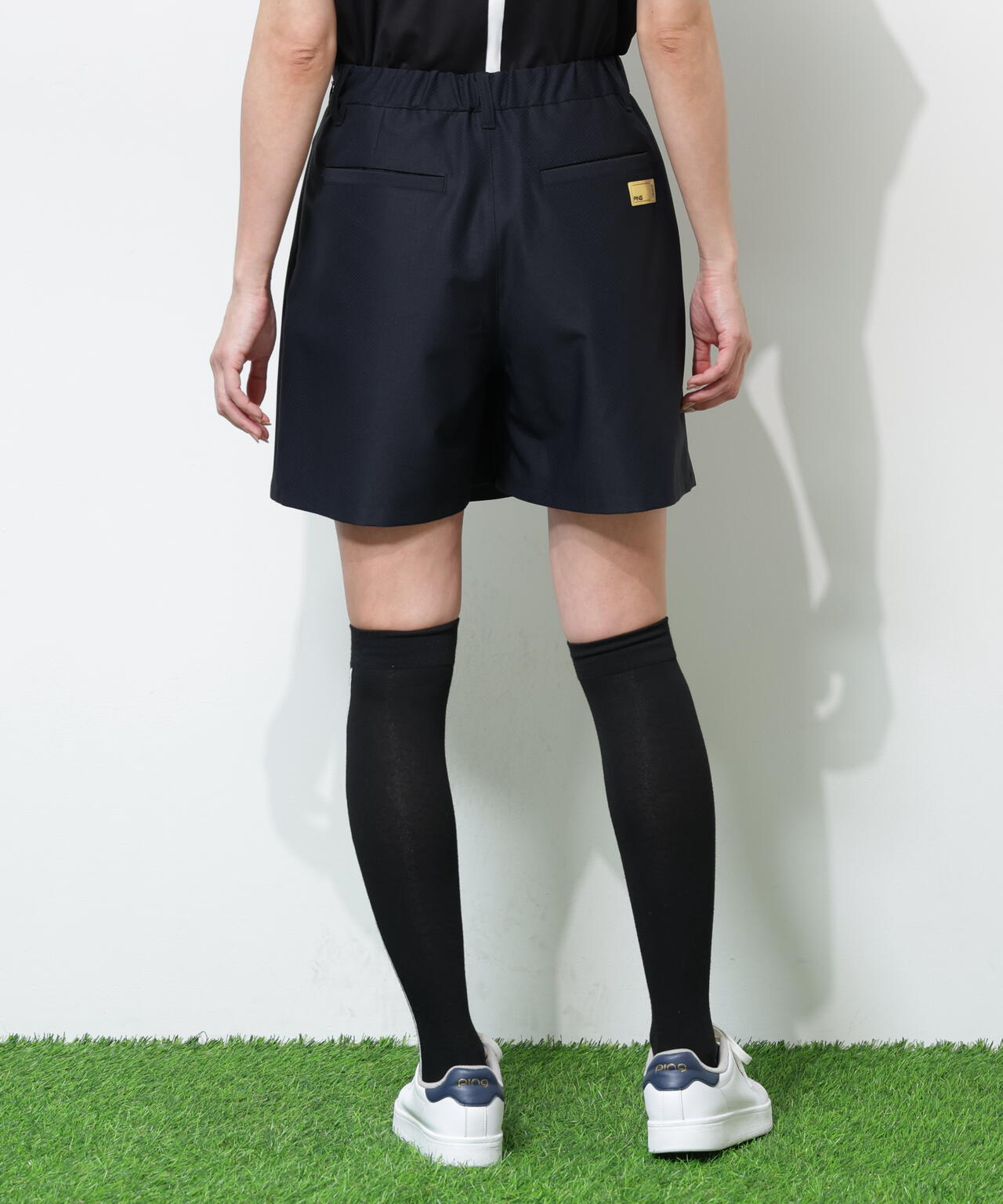 【PING APPAREL】ストレッチドビーショートパンツ <GOLD> (LADIES)
