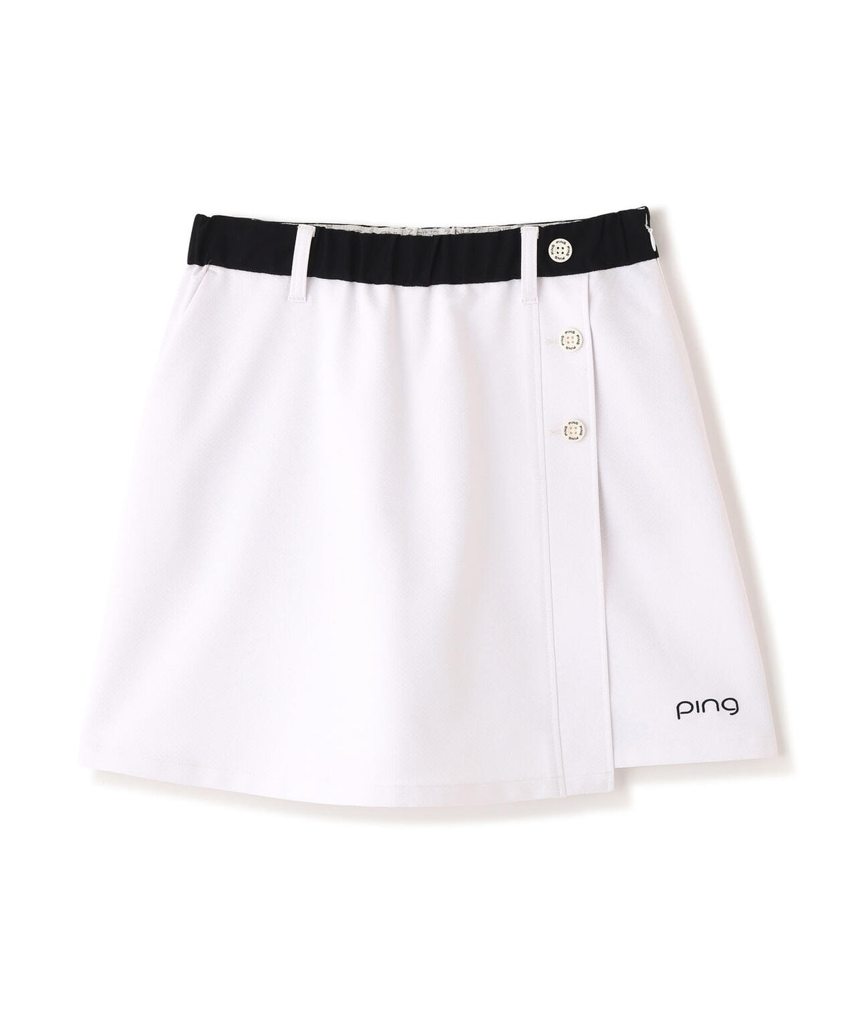【PING APPAREL】【UVカット・透け防止・ストレッチ】ドビーショートパンツ <GOLD> (LADIES)