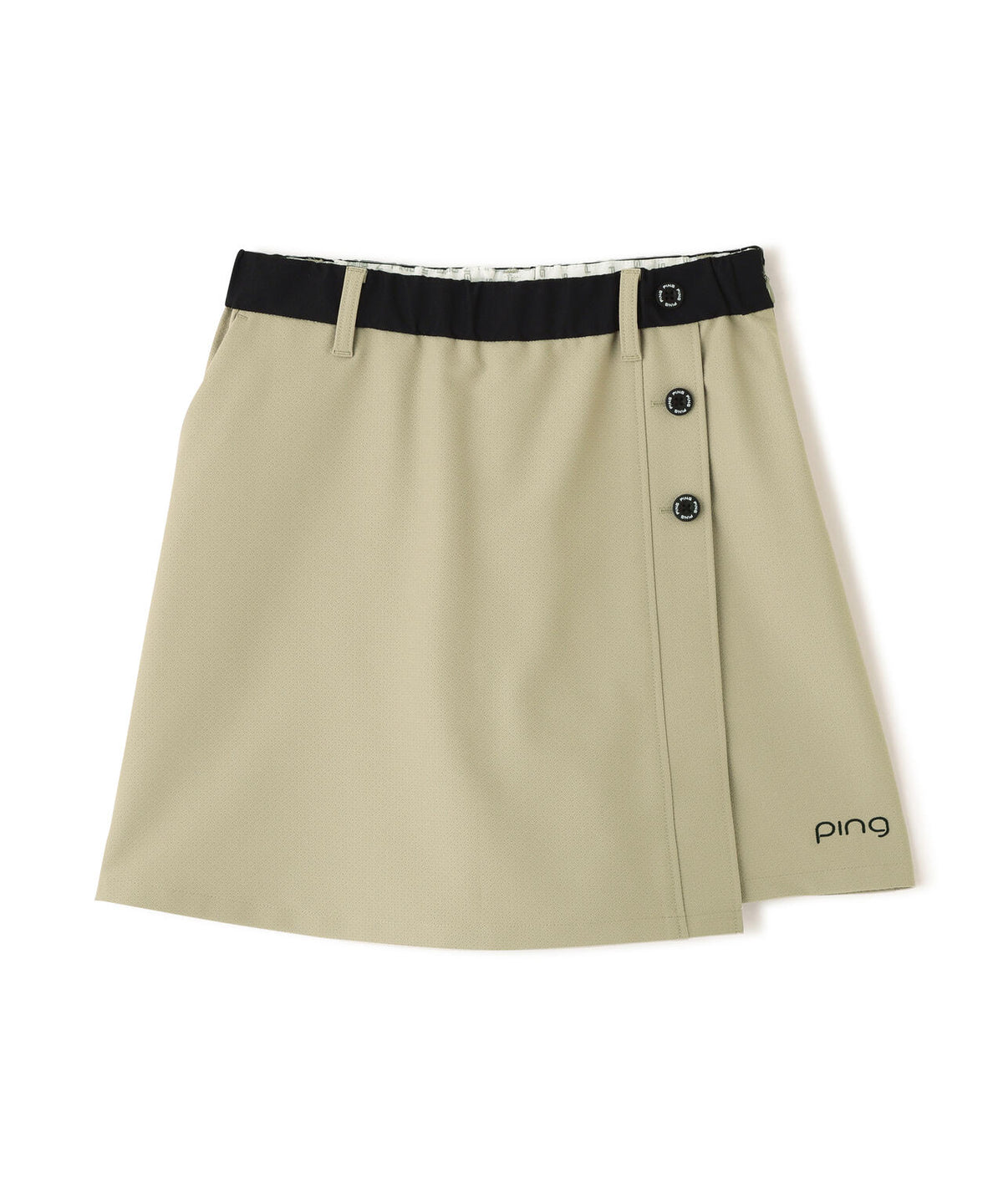 【PING APPAREL】【UVカット・透け防止・ストレッチ】ドビーショートパンツ <GOLD> (LADIES)