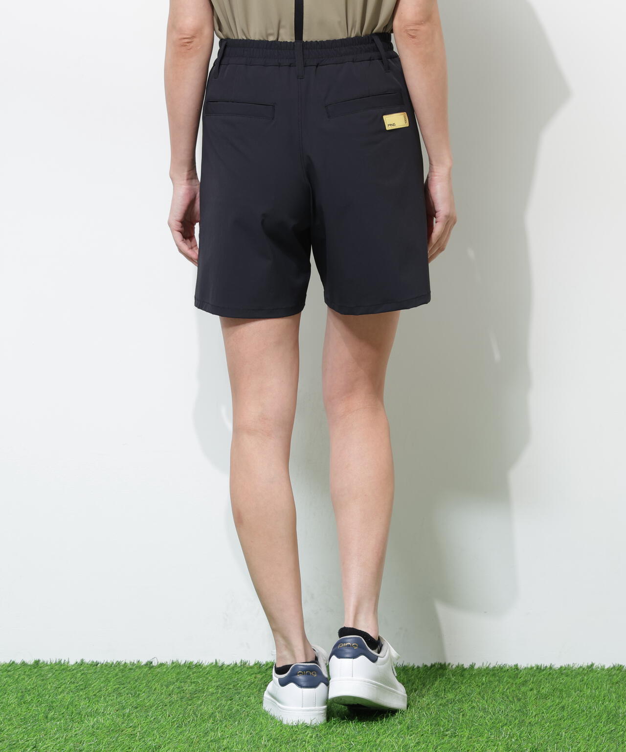 【PING APPAREL】【接触冷感・ストレッチ】ショートパンツ <GOLD> (LADIES)