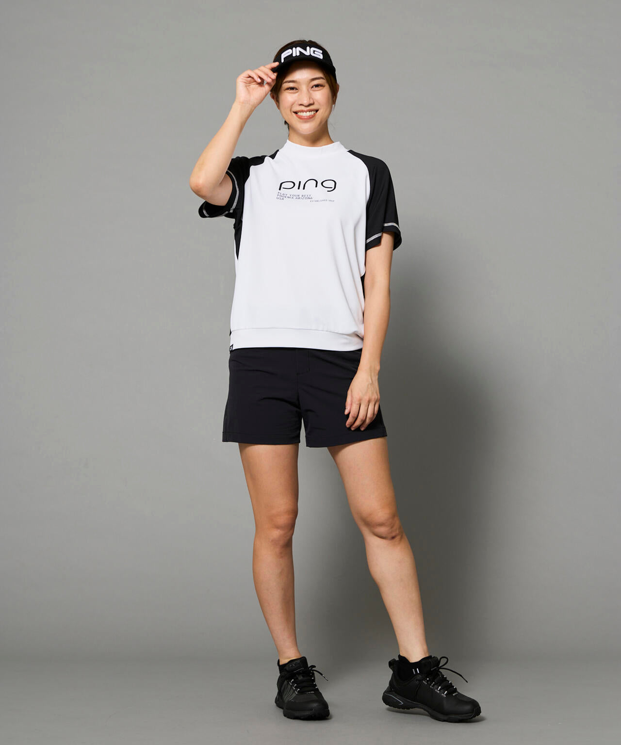 【PING APPAREL】全方向ストレッチ冷感ショートパンツ <PERFORMANCE> (LADIES)