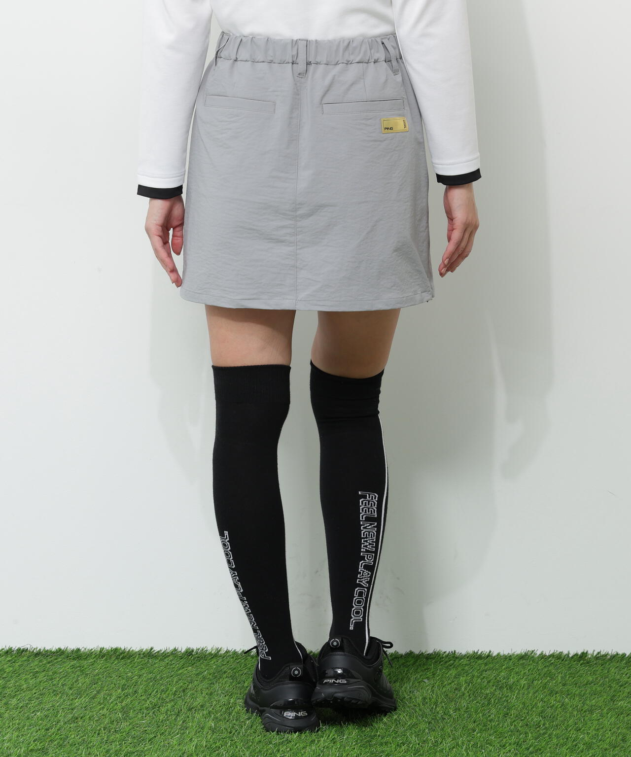 【PING APPAREL】全方向ストレッチパーテックスリミテッドスカート <GOLD> (LADIES)