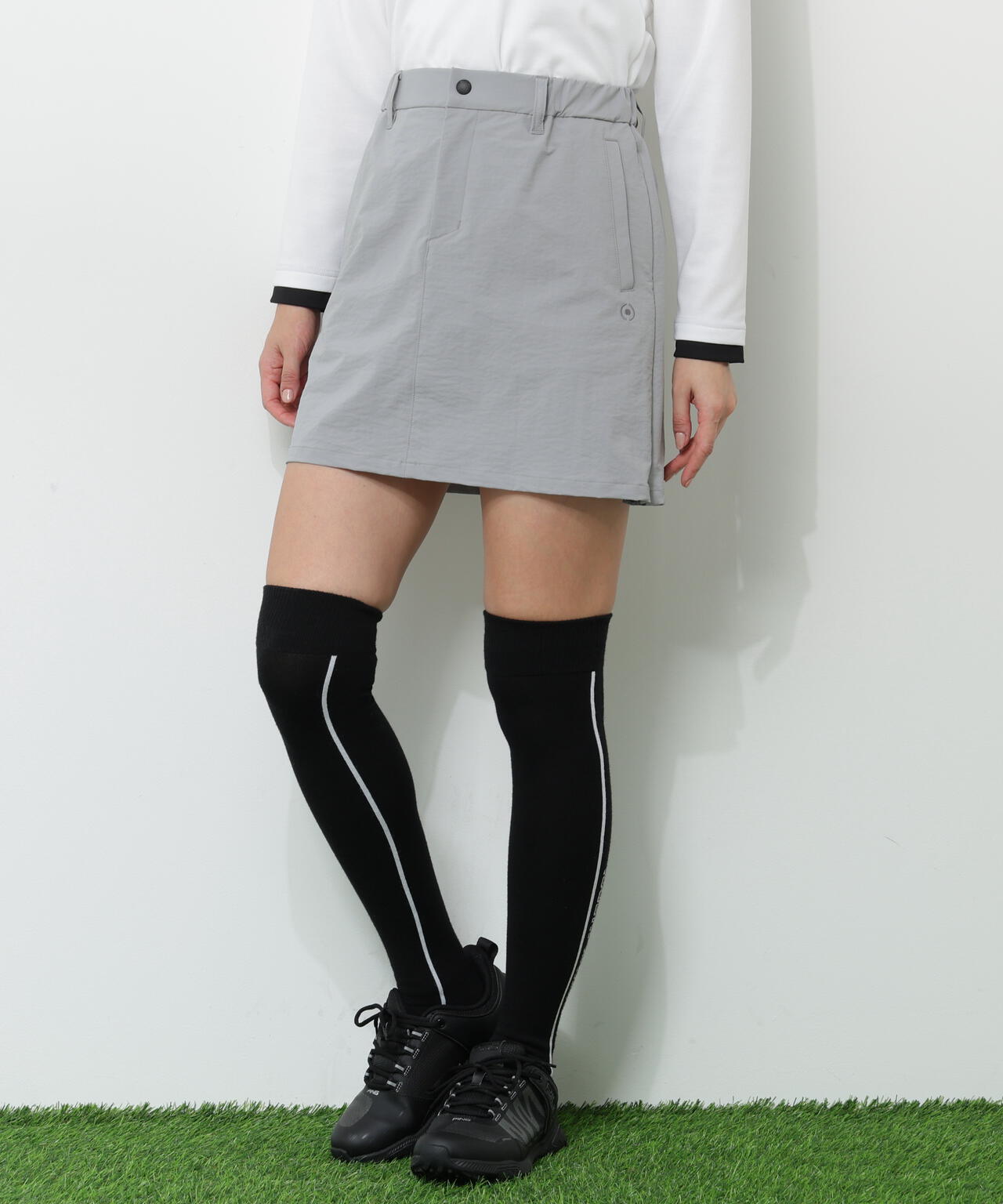 【PING APPAREL】全方向ストレッチパーテックスリミテッドスカート <GOLD> (LADIES)