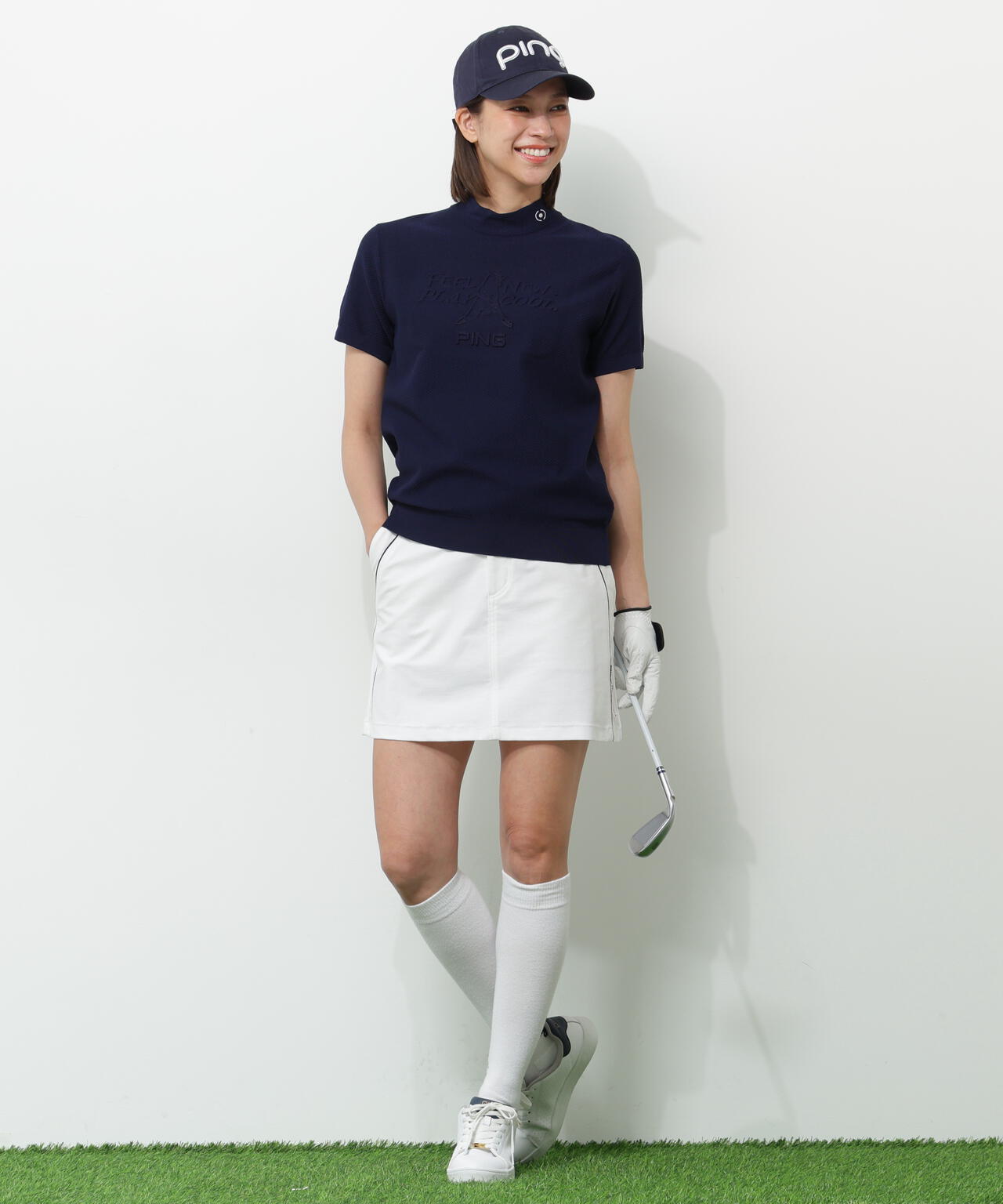 【PING APPAREL】全方向ストレッチツイル台形スカート <NATIVE> (LADIES)