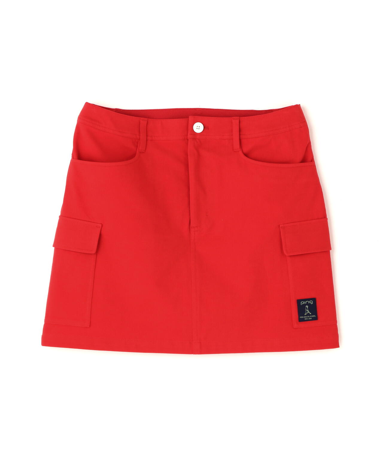 【PING APPAREL】全方向ストレッチニットツイル フィット&ストレッチサイドポケットスカート <NATIVE> (LADIES)