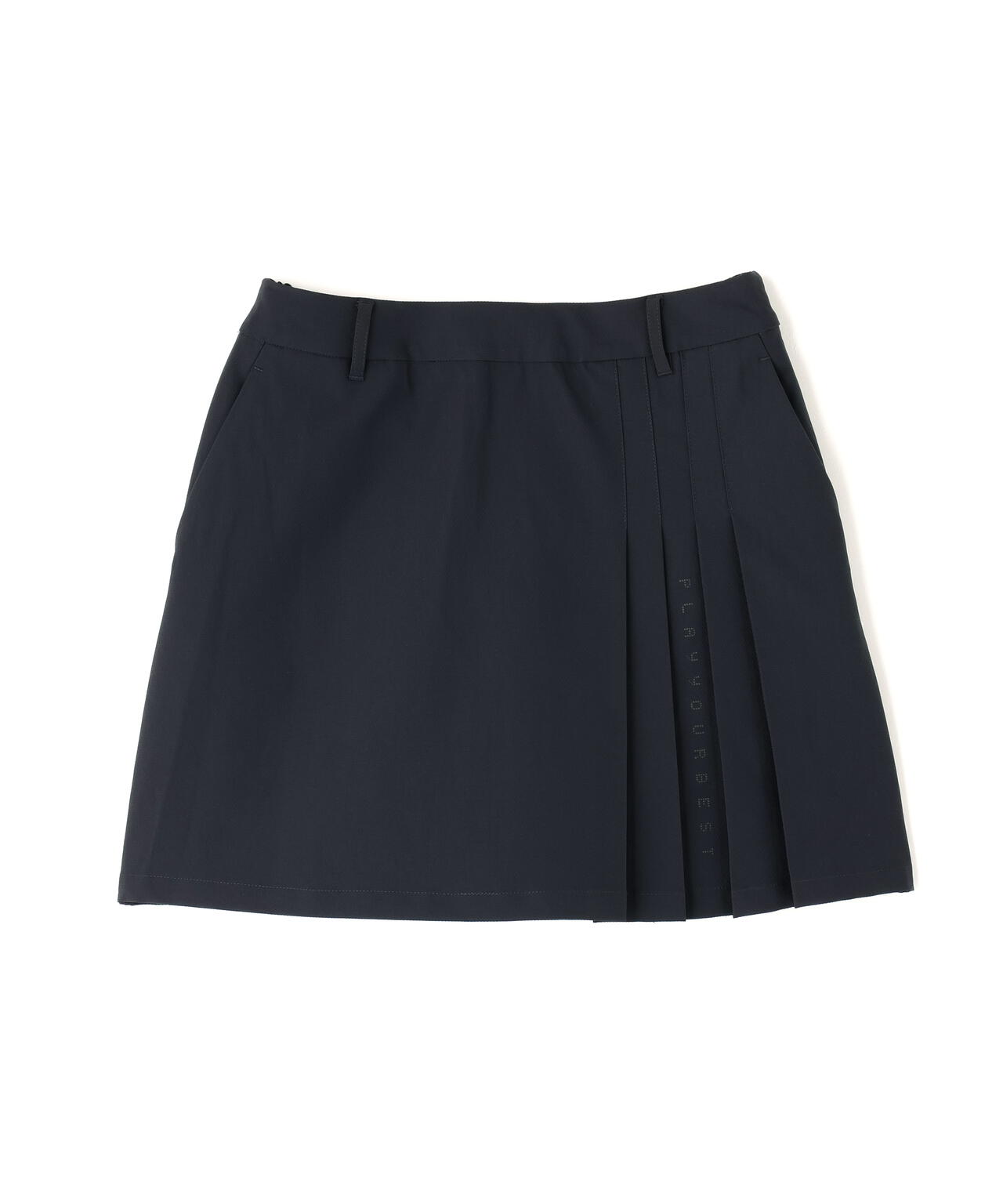 ストレッチドビーサイドプリーツスカート