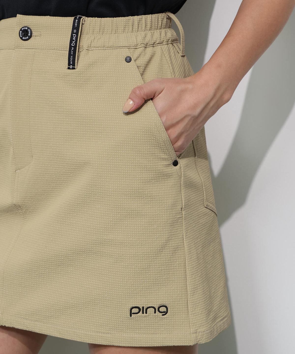 【PING APPAREL】全方向ストレッチ 緯二重スカート <GOLD> (LADIES)