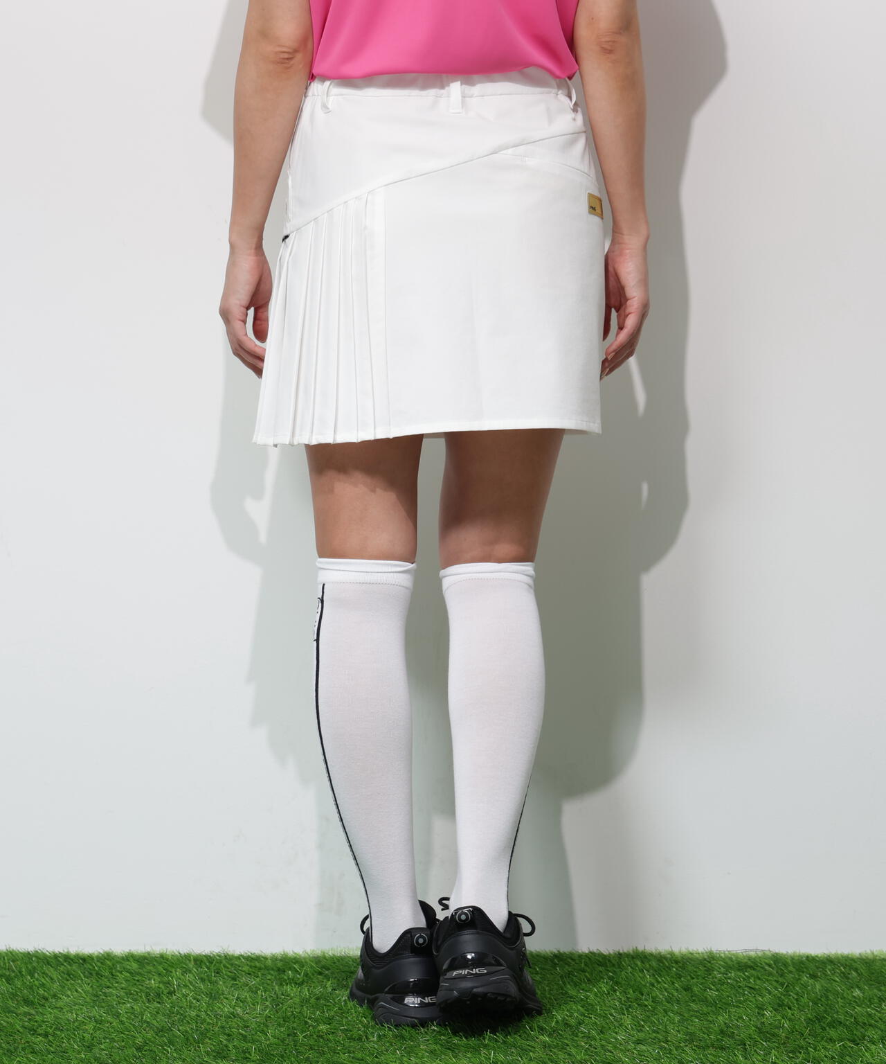 【PING APPAREL】ドライタッチリップストップスカート <GOLD> (LADIES)