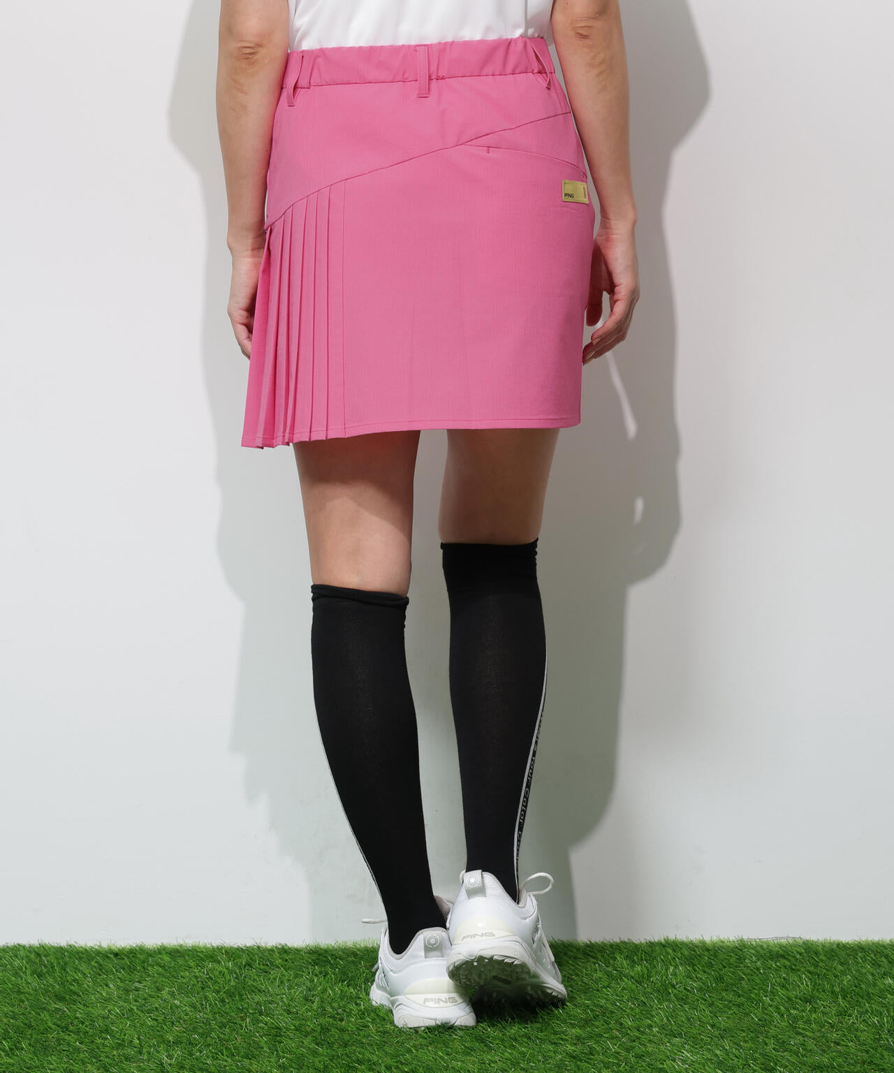 【PING APPAREL】ドライタッチリップストップスカート <GOLD> (LADIES)