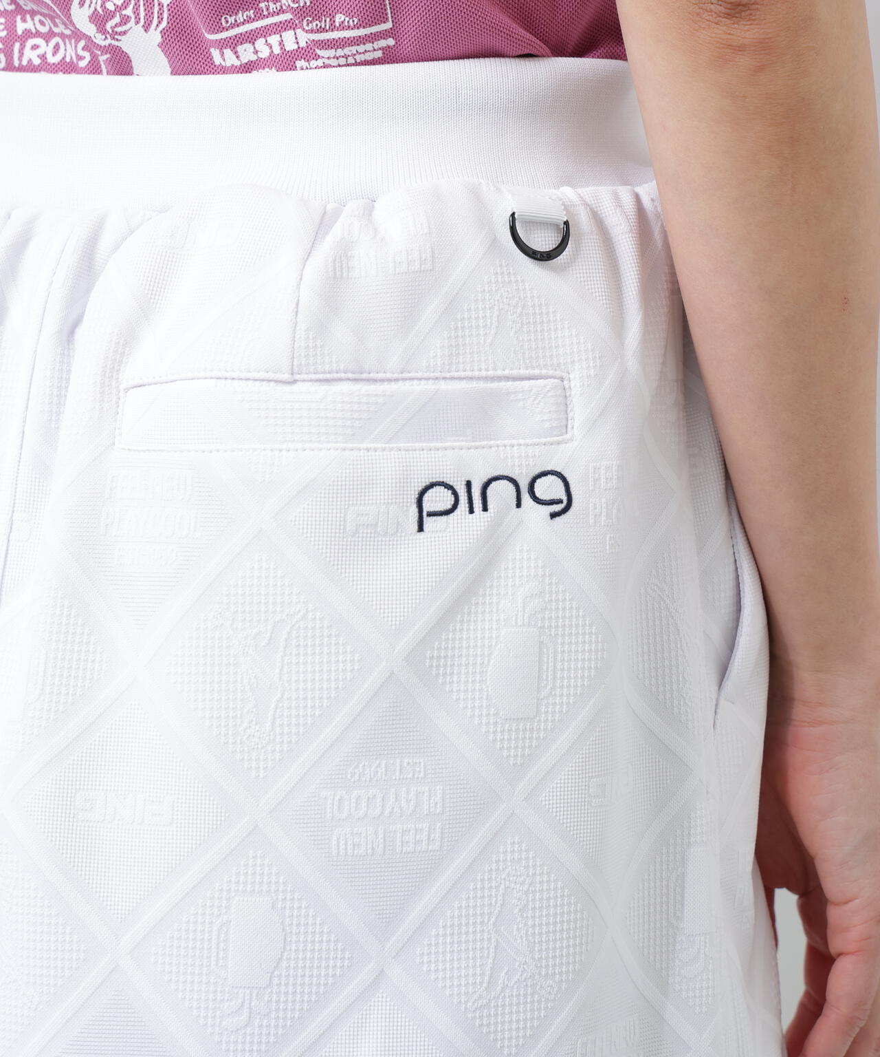 【PING APPAREL】全方向ストレッチMr.PINGジャガードスカート <NATIVE> (LADIES)