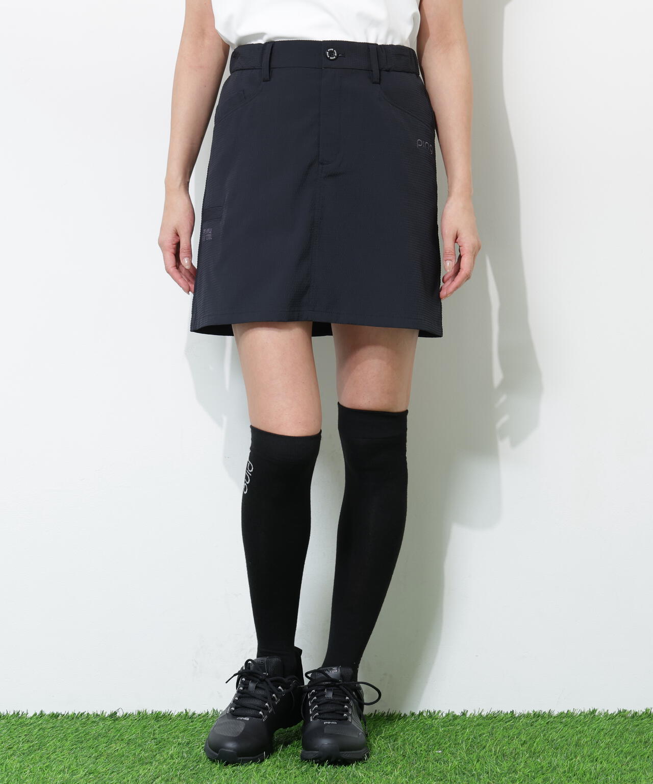 【PING APPAREL】【吸汗速乾・ストレッチ】サッカースカート <GOLD> (LADIES)