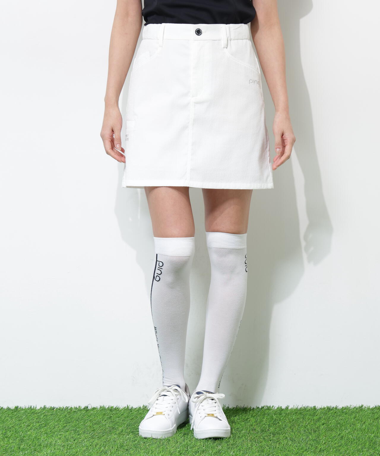 【PING APPAREL】【吸汗速乾・ストレッチ】サッカースカート <GOLD> (LADIES)