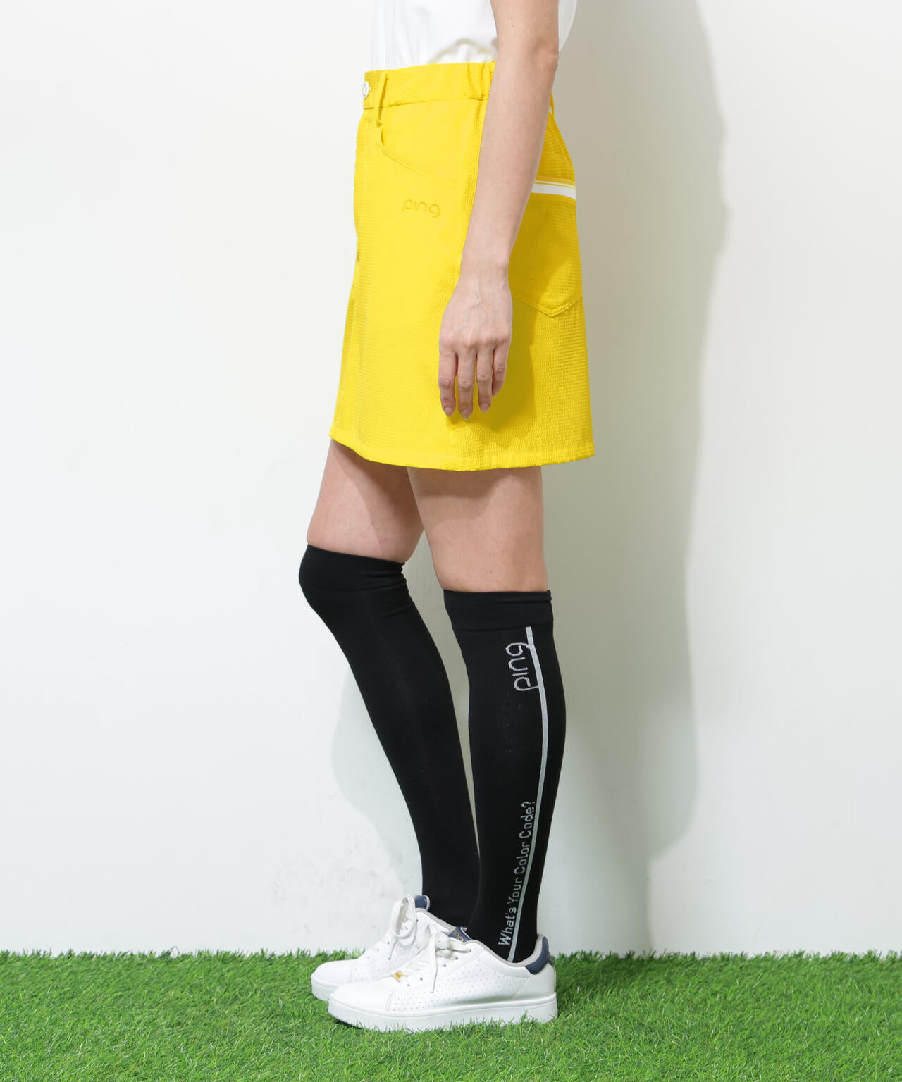 【PING APPAREL】【吸汗速乾・ストレッチ】サッカースカート <GOLD> (LADIES)