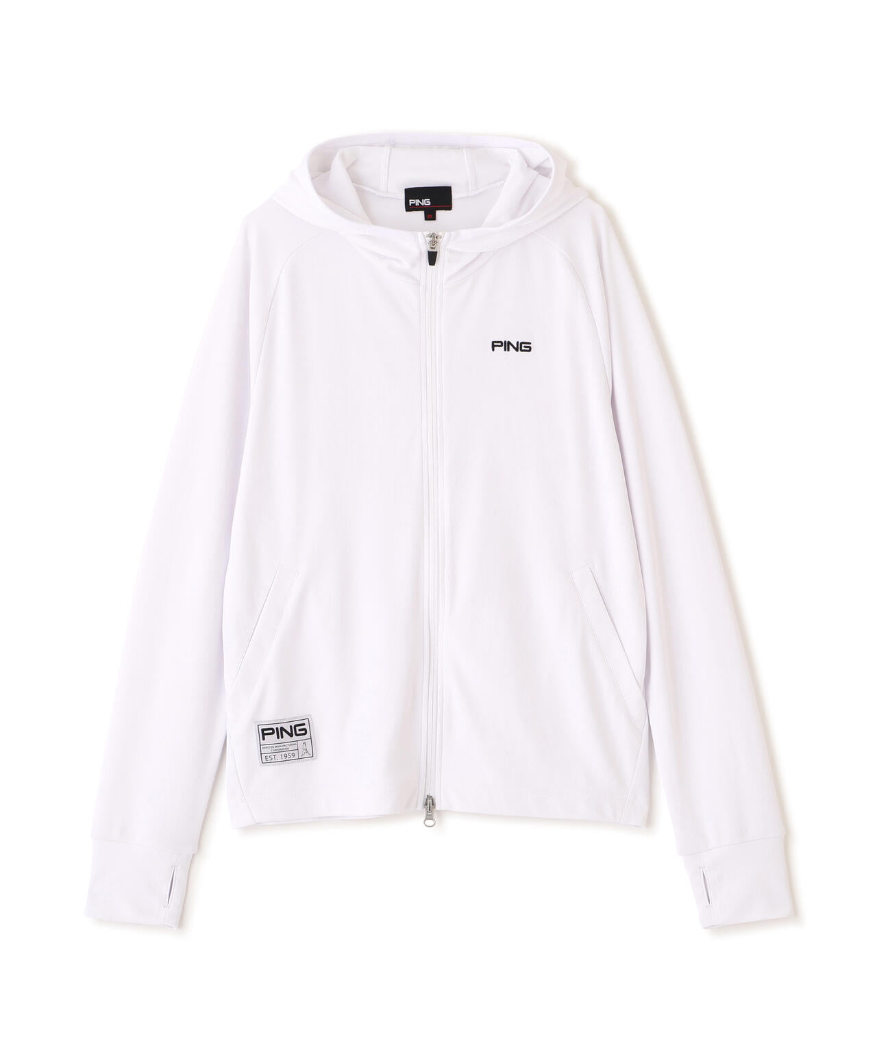 【PING APPAREL】【接触冷感・UVカット】フルジップカットソーフーディ <GOLD> (LADIES)