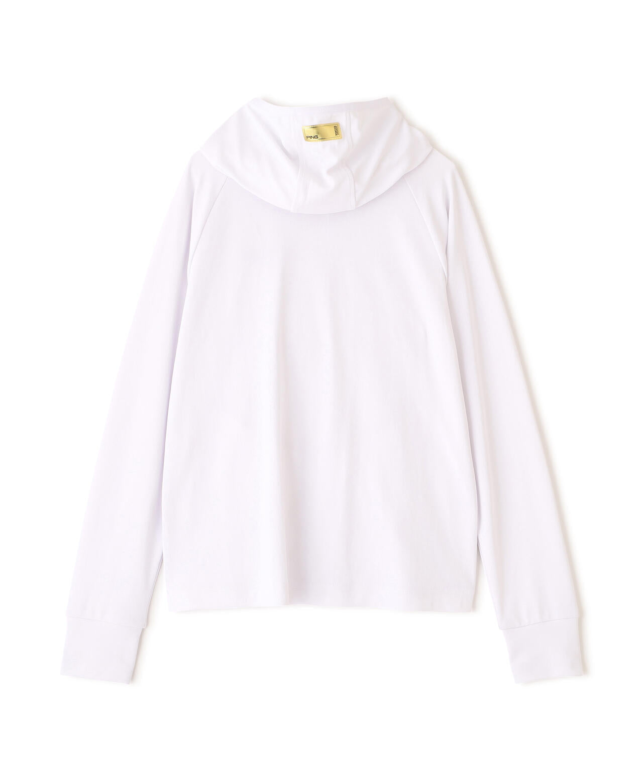 【PING APPAREL】【接触冷感・UVカット】フルジップカットソーフーディ <GOLD> (LADIES)
