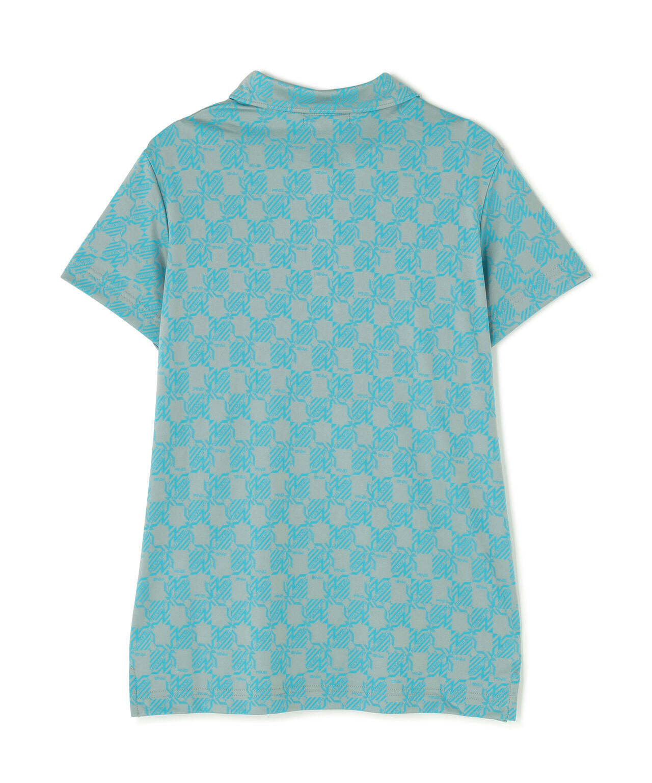 【PING APPAREL】AZモノグラムジャカードブロックロゴ半袖ポロシャツ <PERFORMANCE> (LADIES)