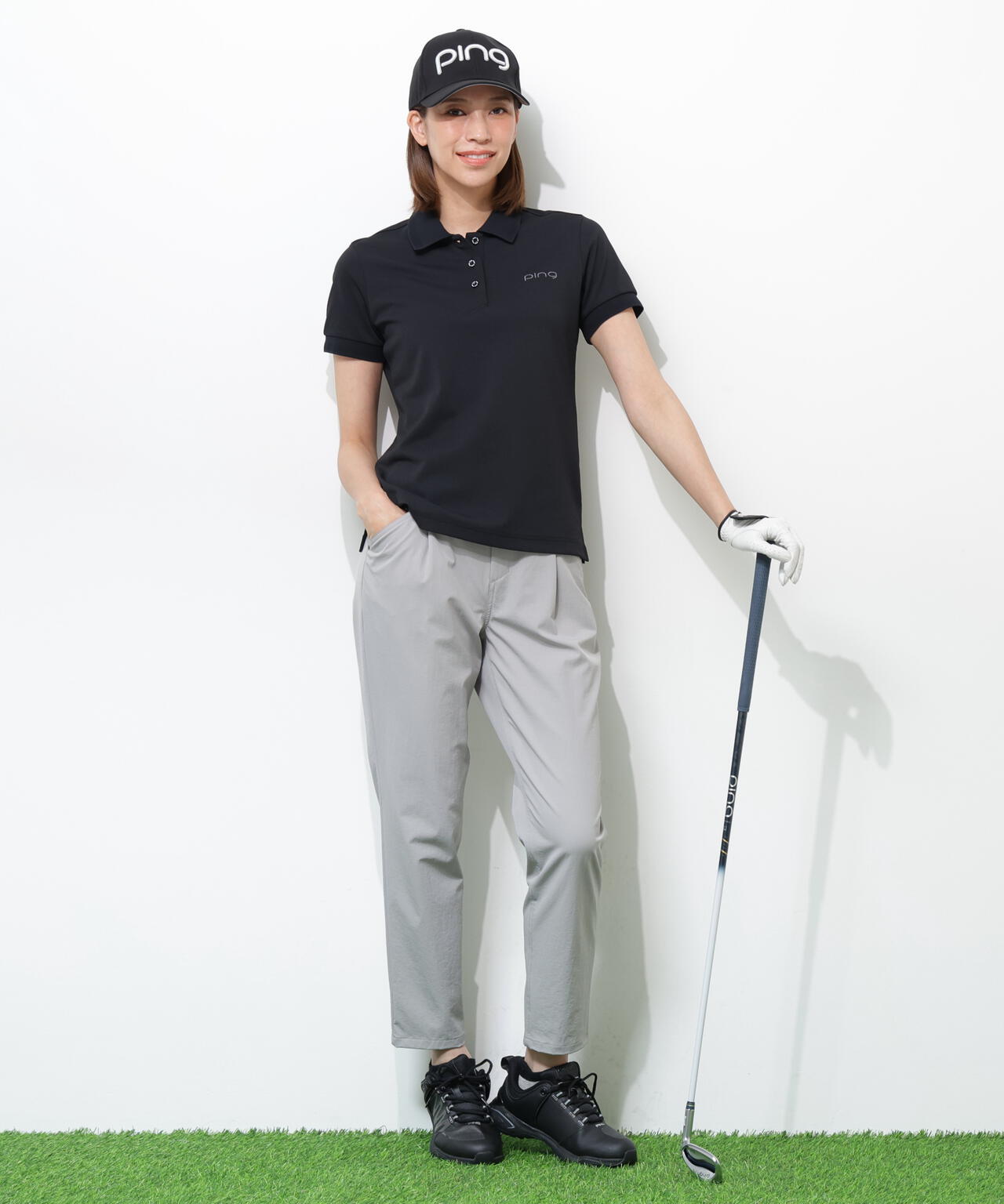 【PING APPAREL】レイブロック半袖ポロシャツ <PERFORMANCE> (LADIES)