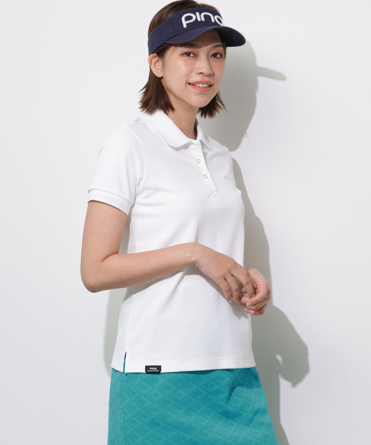【PING APPAREL】レイブロック半袖ポロシャツ <PERFORMANCE> (LADIES)