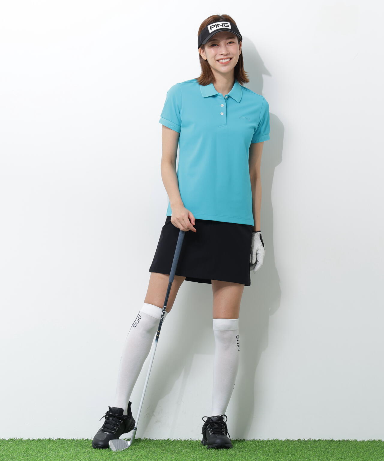 【PING APPAREL】レイブロック半袖ポロシャツ <PERFORMANCE> (LADIES)