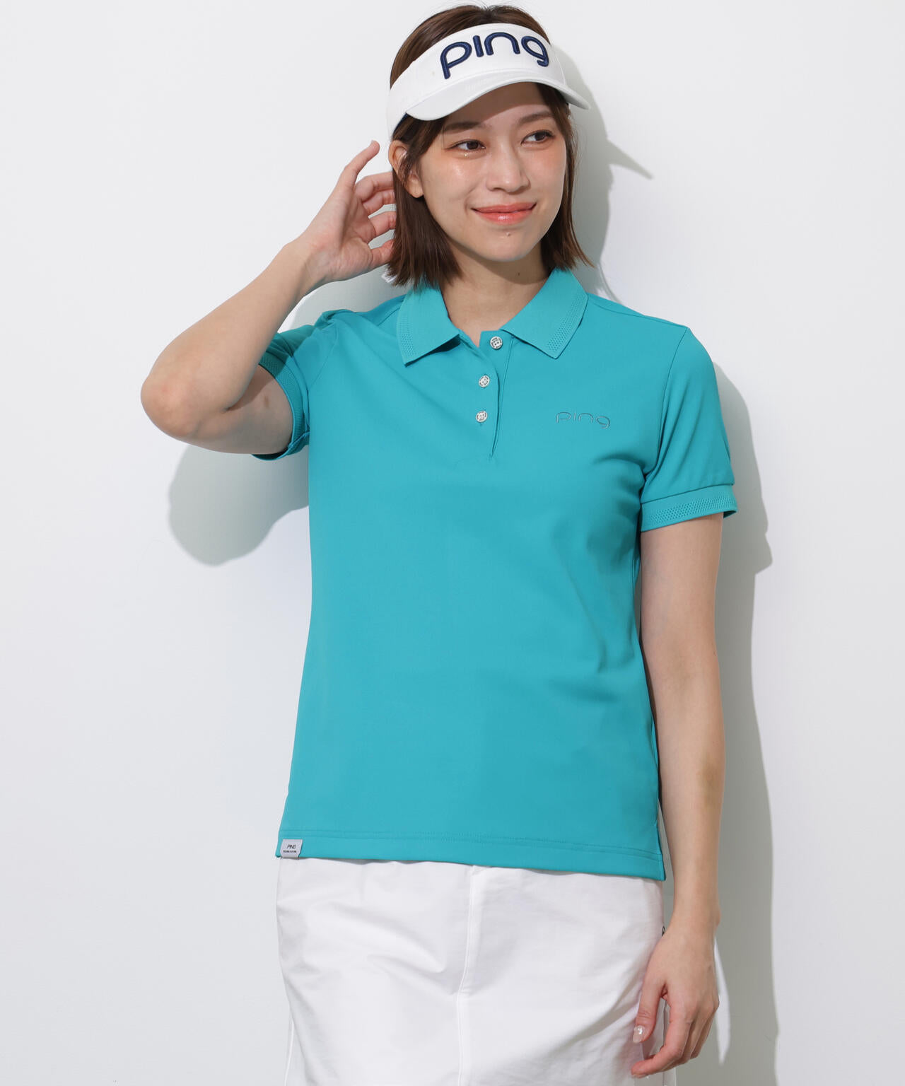 【PING APPAREL】レイブロック半袖ポロシャツ <PERFORMANCE> (LADIES)