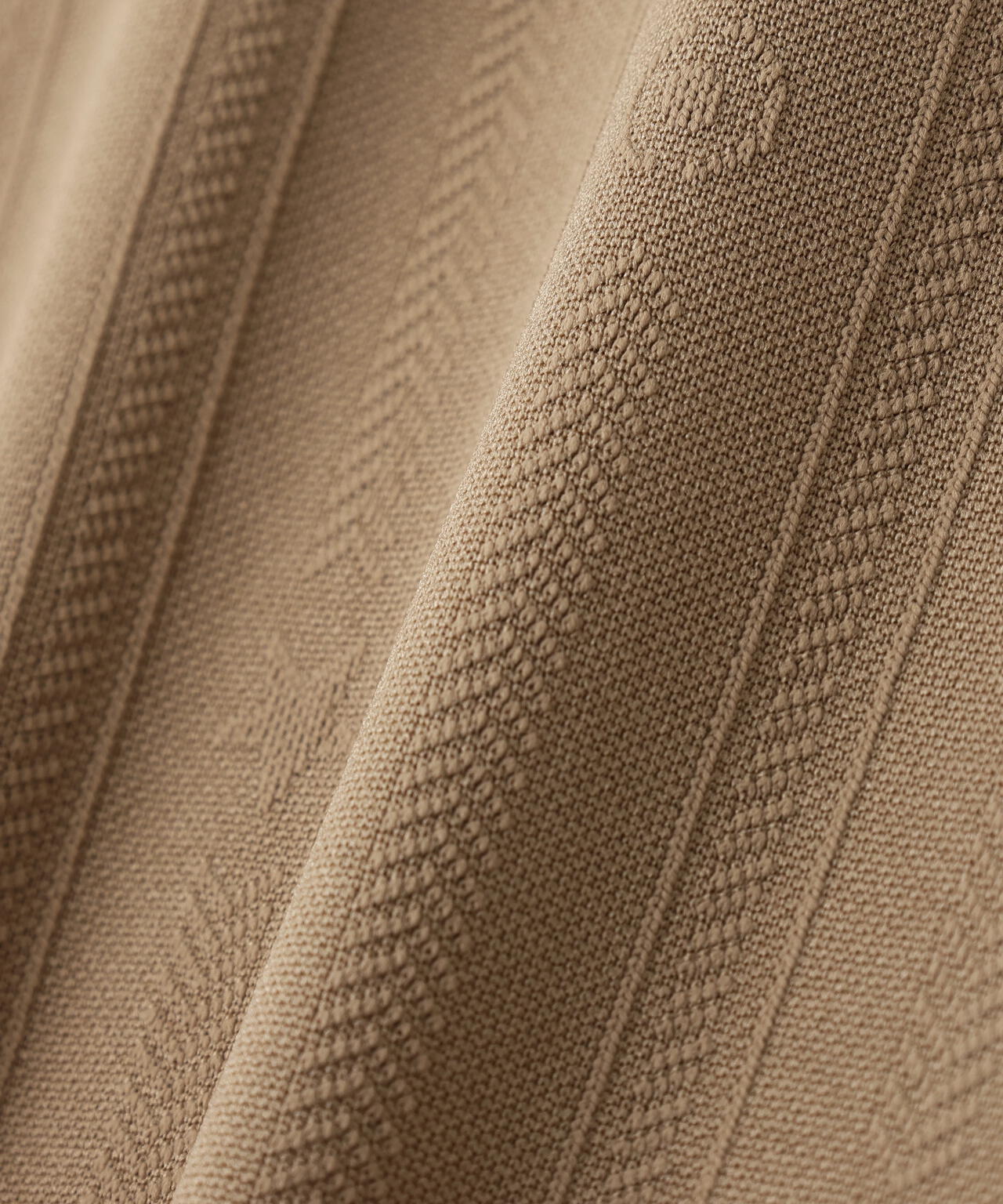 【PING APPAREL】凸凹ストライプジャガード半袖ボタンダウンシャツ <NATIVE> (LADIES)