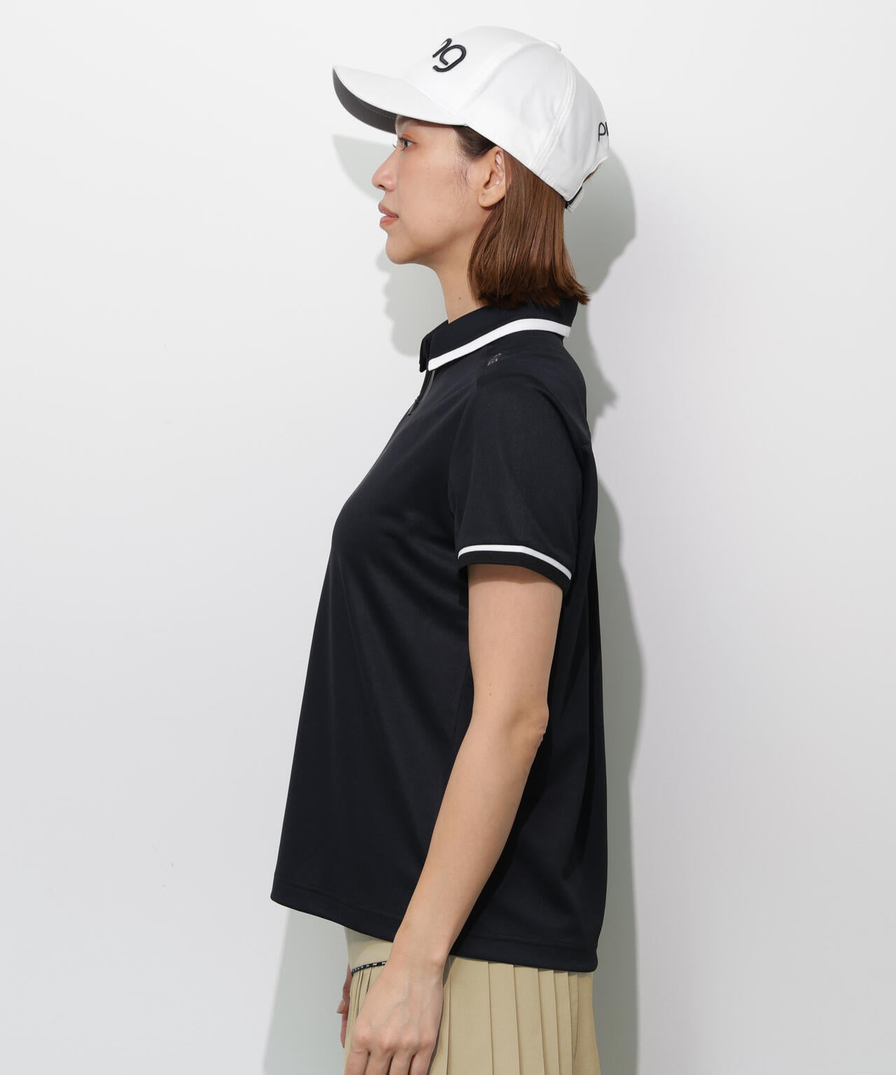 【PING APPAREL】サンベール×クールフローカノコ半袖ポロシャツ <GOLD> (LADIES)