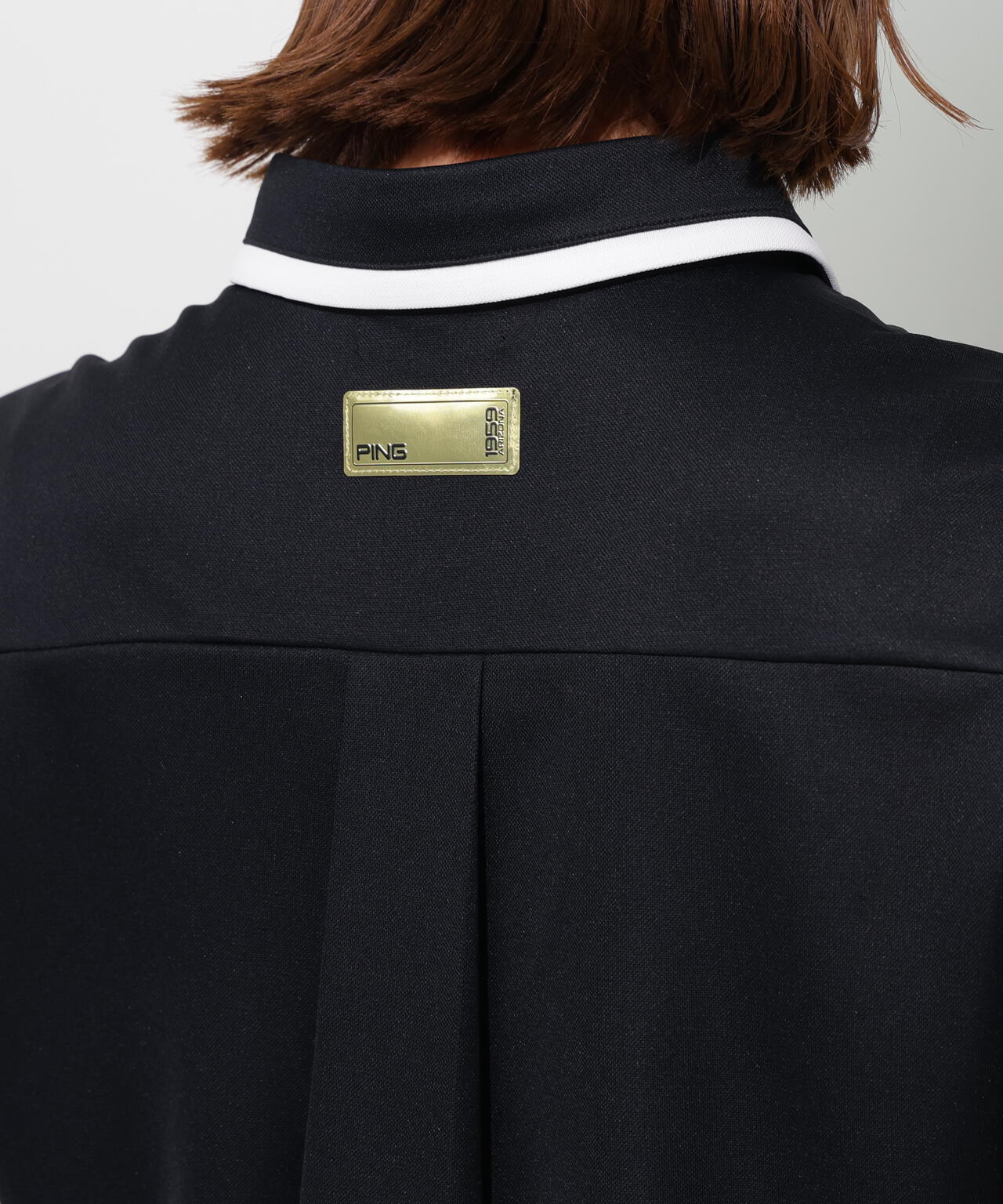 【PING APPAREL】サンベール×クールフローカノコ半袖ポロシャツ <GOLD> (LADIES)