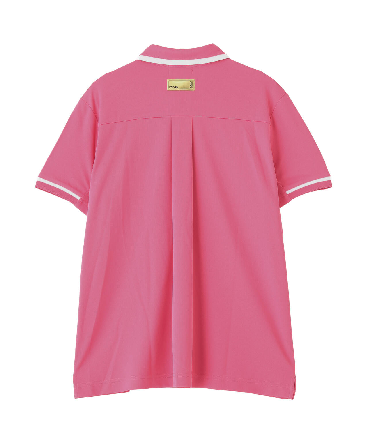 【PING APPAREL】サンベール×クールフローカノコ半袖ポロシャツ <GOLD> (LADIES)