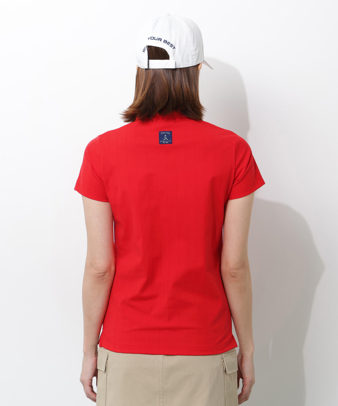 【PING APPAREL】EPIX変形ストレッチサッカー半袖ポロシャツ <NATIVE> (LADIES)