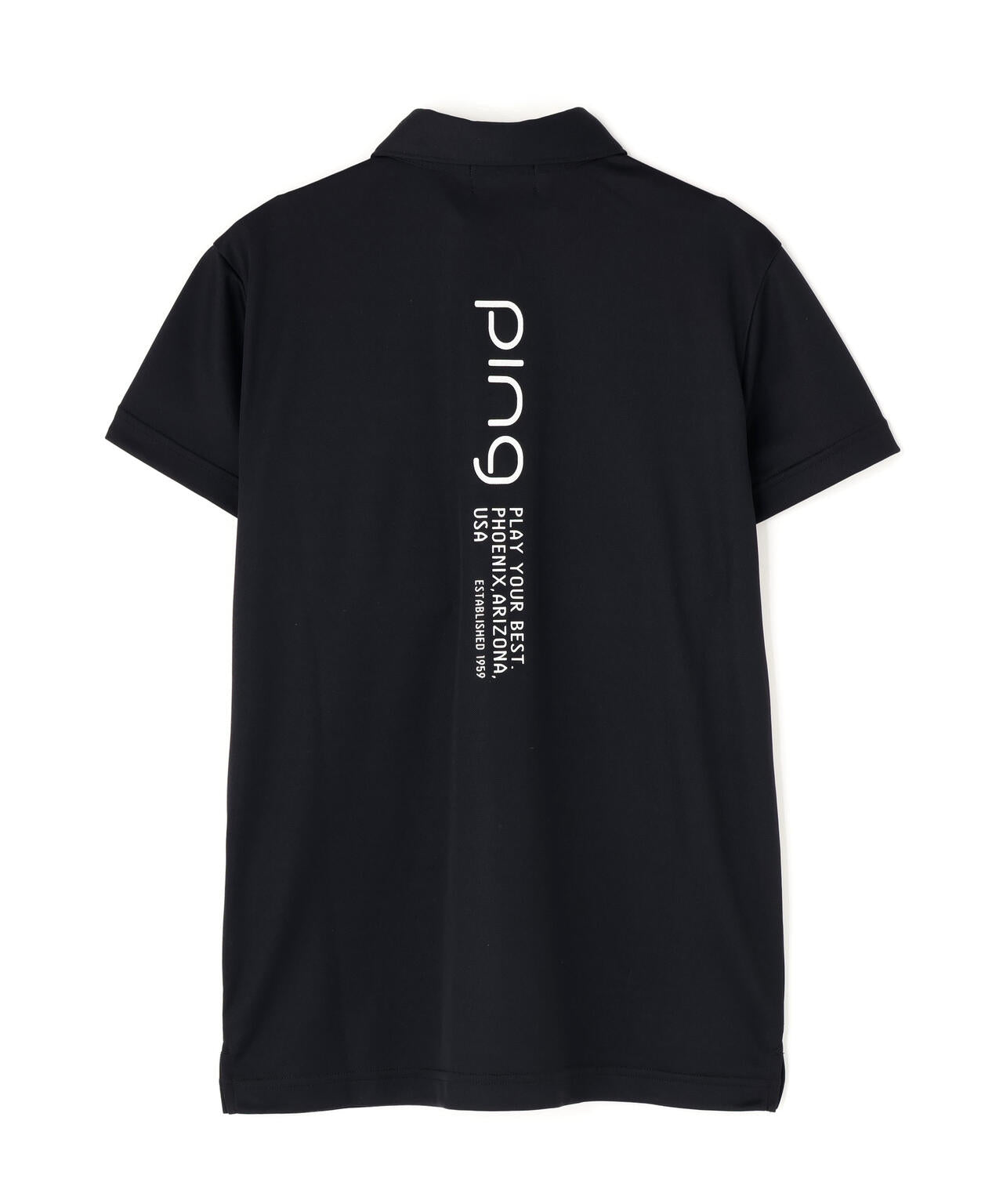 【PING APPAREL】サンベール×クールフローロゴリブ半袖ポロシャツ <PERFORMANCE> (LADIES)