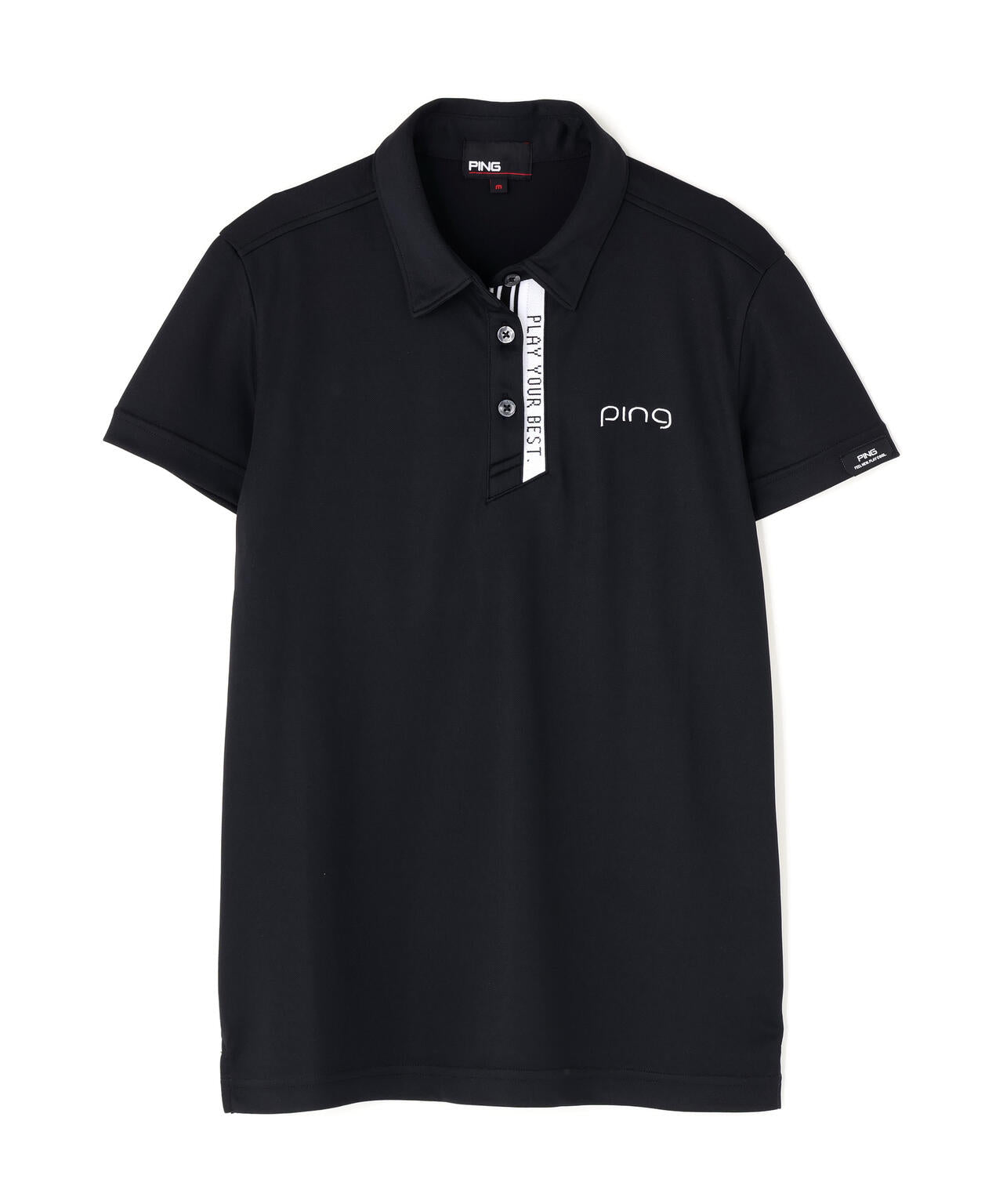 【PING APPAREL】サンベール×クールフローロゴリブ半袖ポロシャツ <PERFORMANCE> (LADIES)