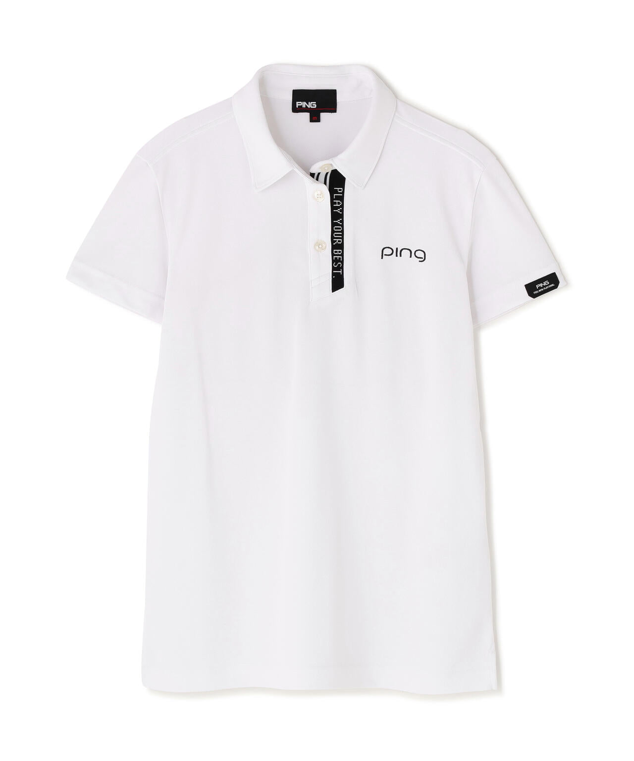 【PING APPAREL】サンベール×クールフローロゴリブ半袖ポロシャツ <PERFORMANCE> (LADIES)