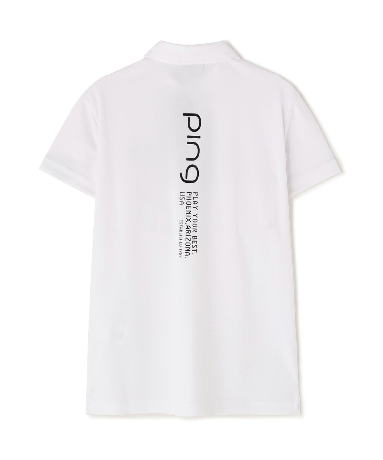 【PING APPAREL】サンベール×クールフローロゴリブ半袖ポロシャツ <PERFORMANCE> (LADIES)