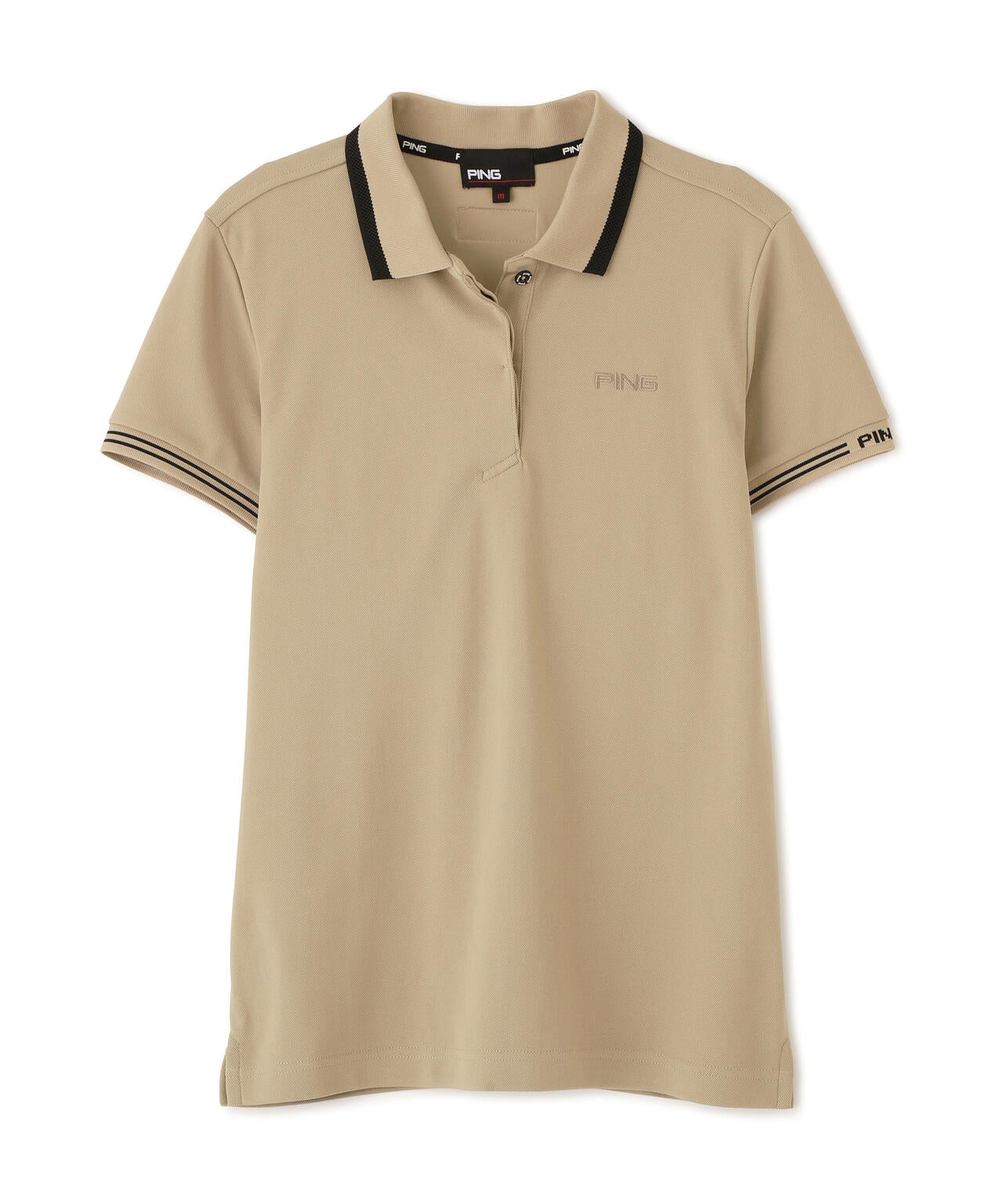 【PING APPAREL】【接触冷感・UVカット】スーパーシェルター06半袖ポロシャツ <GOLD> (LADIES)