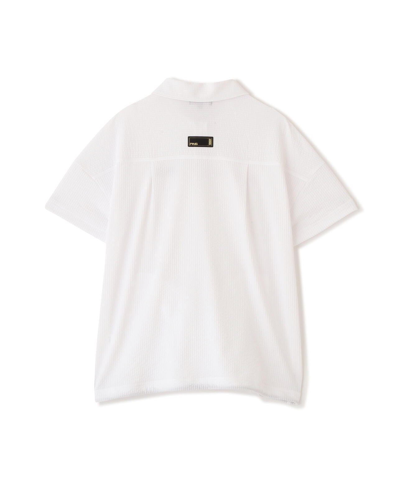 【PING APPAREL】PEサッカー半袖ポロシャツ <GOLD> (LADIES)