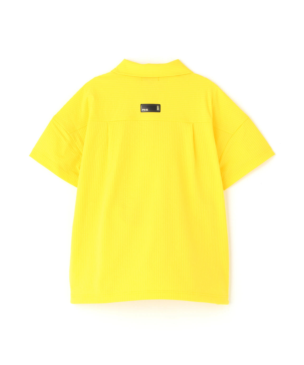 【PING APPAREL】PEサッカー半袖ポロシャツ <GOLD> (LADIES)