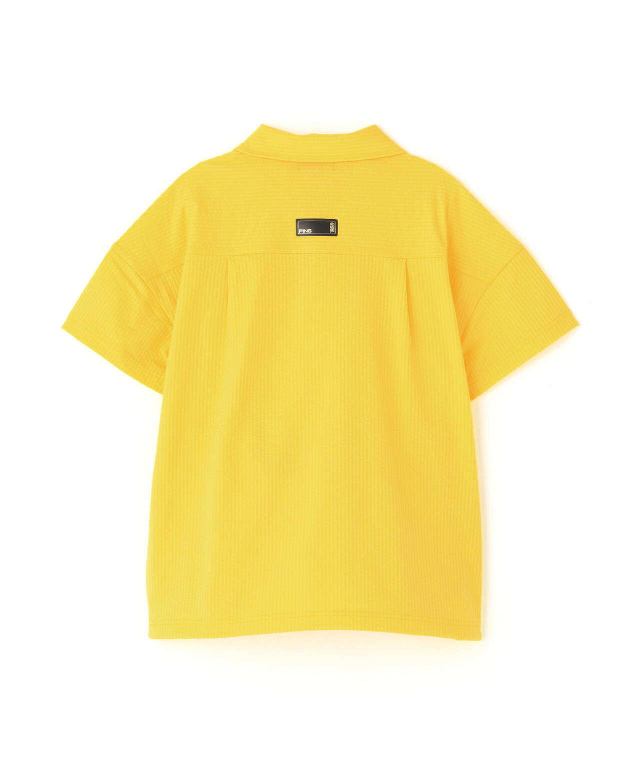 【PING APPAREL】PEサッカー半袖ポロシャツ <GOLD> (LADIES)
