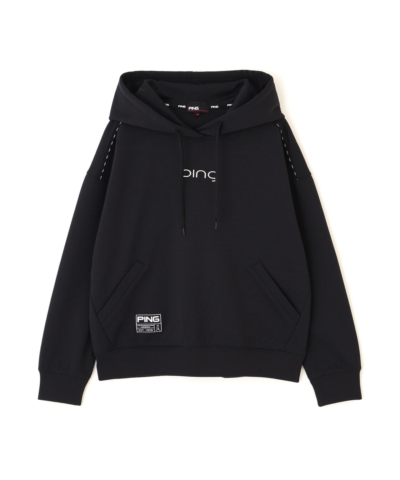 【PING APPAREL】エンボスロゴスウェットフーディプルオーバー <GOLD> (LADIES)
