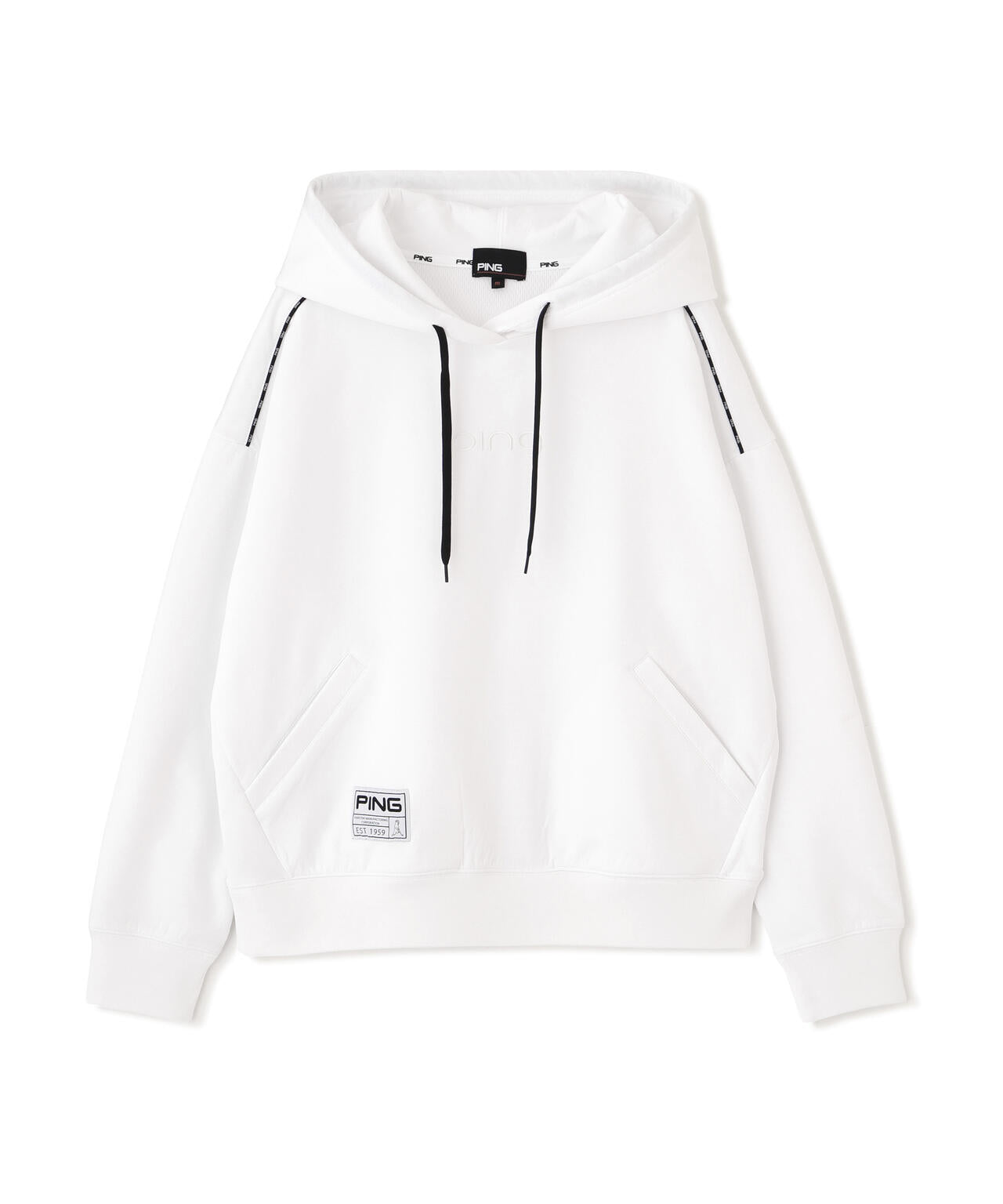 【PING APPAREL】エンボスロゴスウェットフーディプルオーバー <GOLD> (LADIES)
