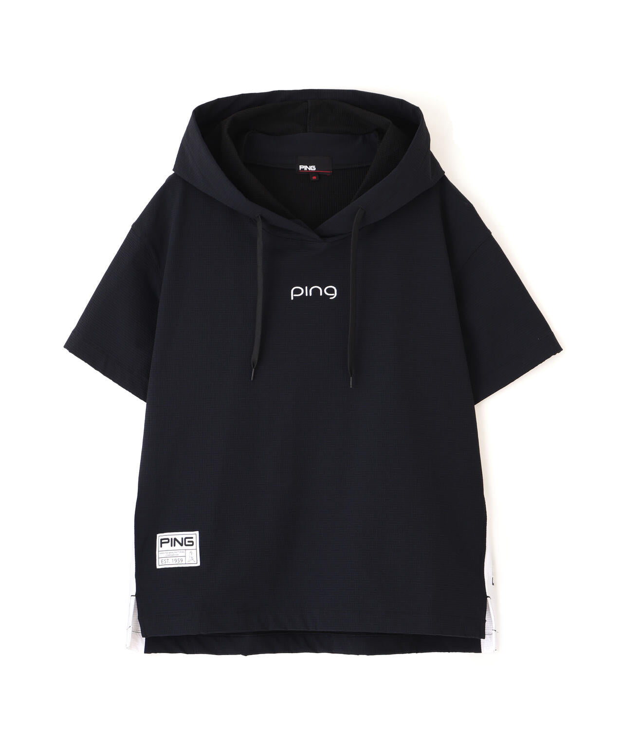 【PING APPAREL】遮熱変形カノコ半袖フーディプルオーバー <GOLD> (LADIES)