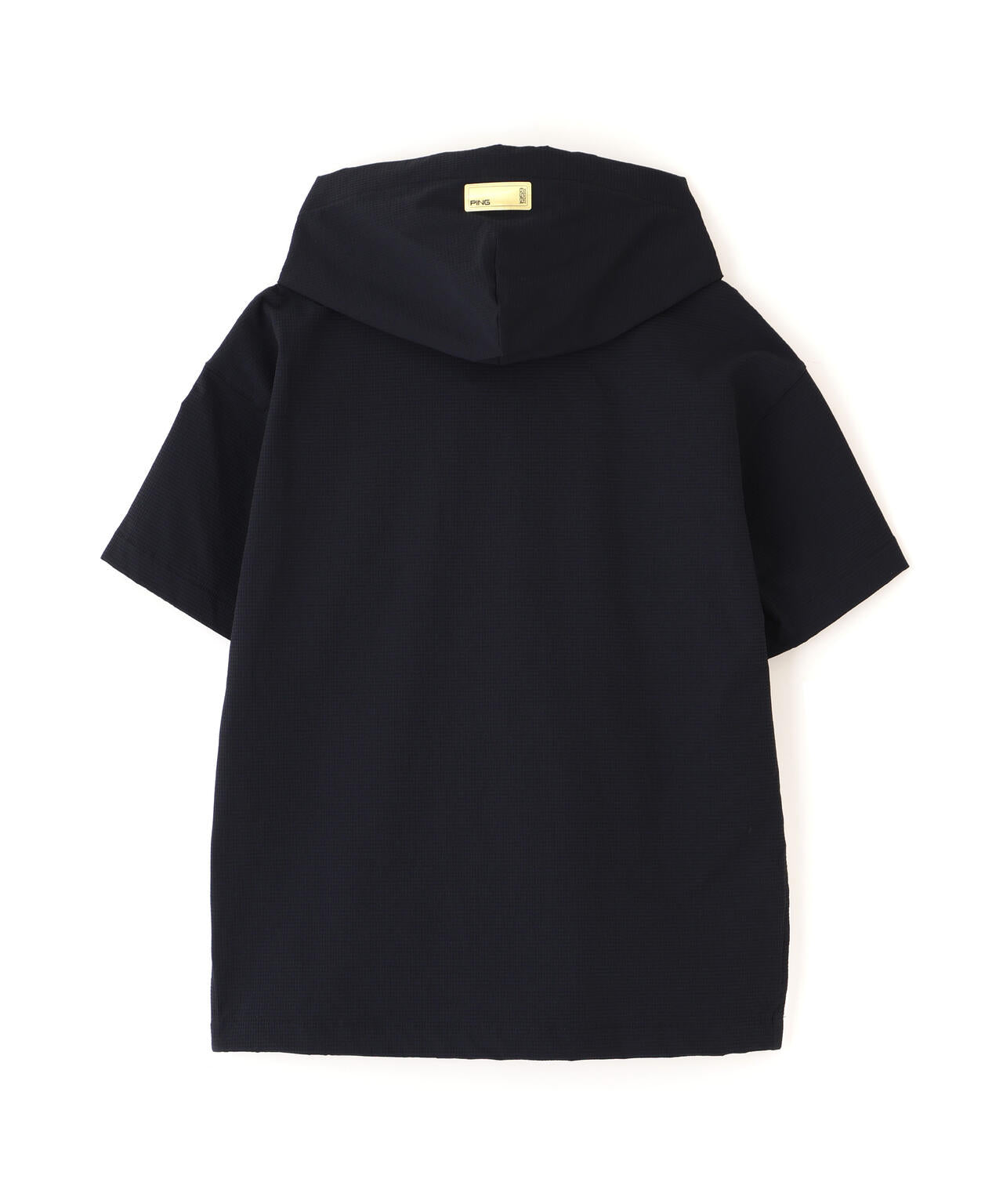 【PING APPAREL】遮熱変形カノコ半袖フーディプルオーバー <GOLD> (LADIES)