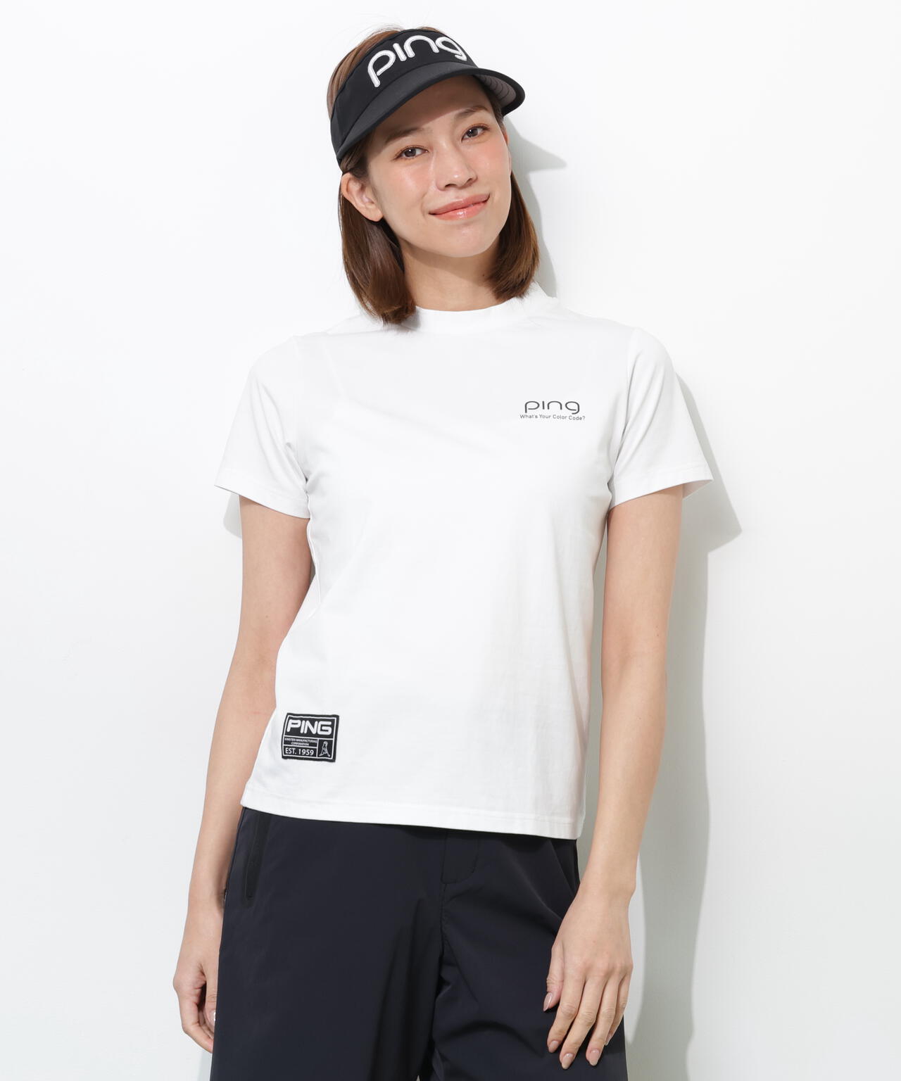 【PING APPAREL】PEカノコTシャツ <GOLD> (LADIES)