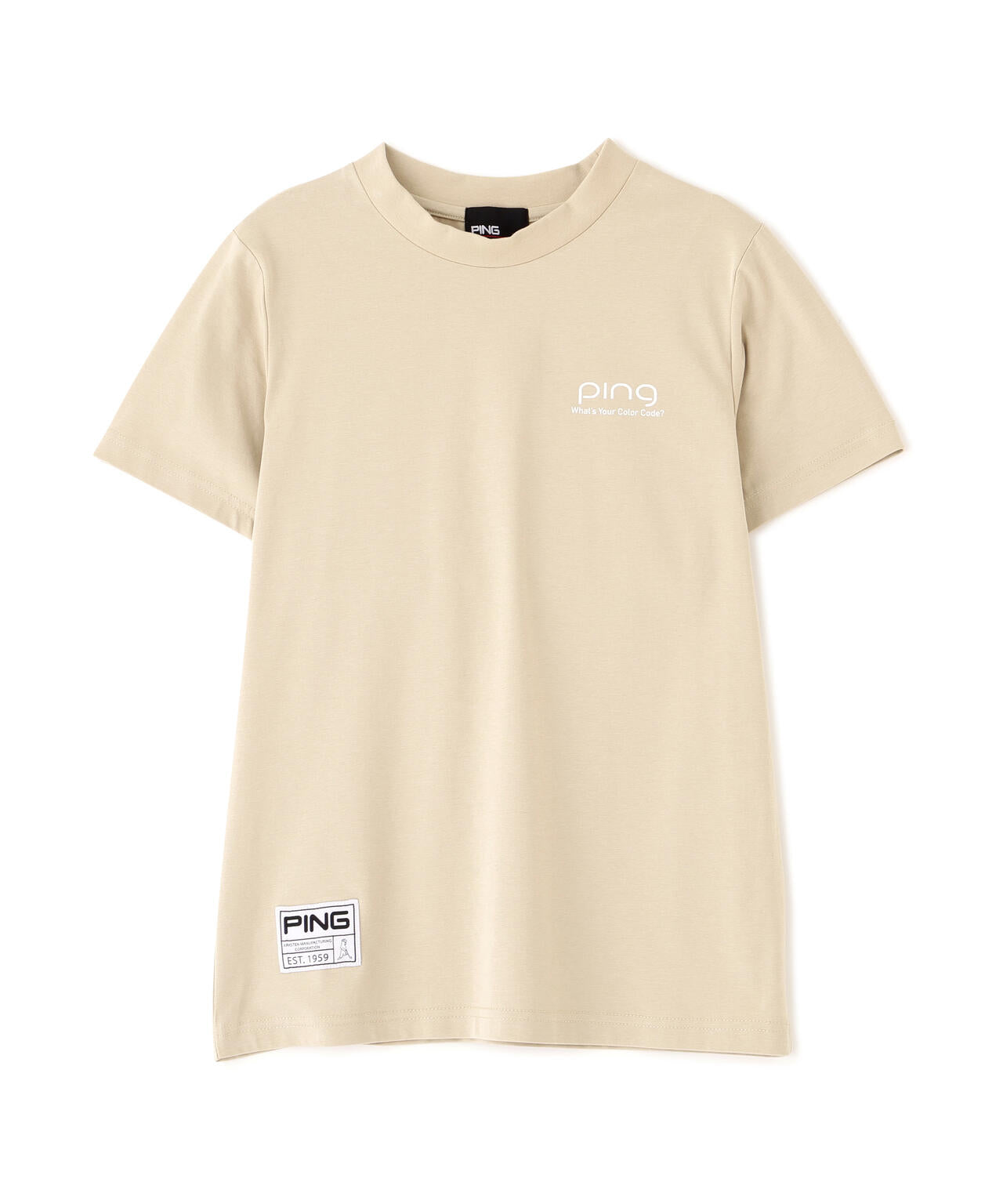 【PING APPAREL】PEカノコTシャツ <GOLD> (LADIES)