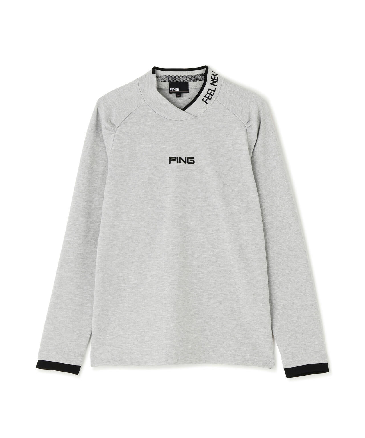 【PING APPAREL】冷感ポンチハイネックシャツ <GOLD> (LADIES)