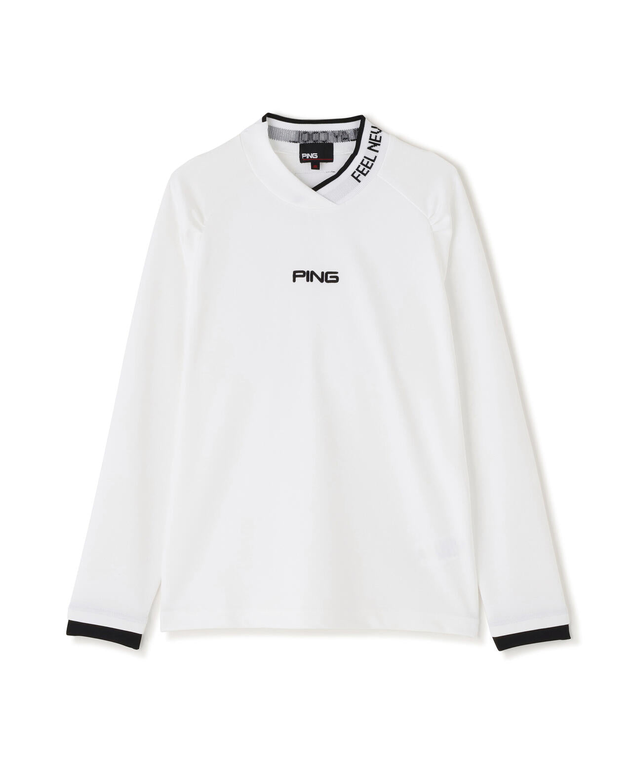 【PING APPAREL】冷感ポンチハイネックシャツ <GOLD> (LADIES)