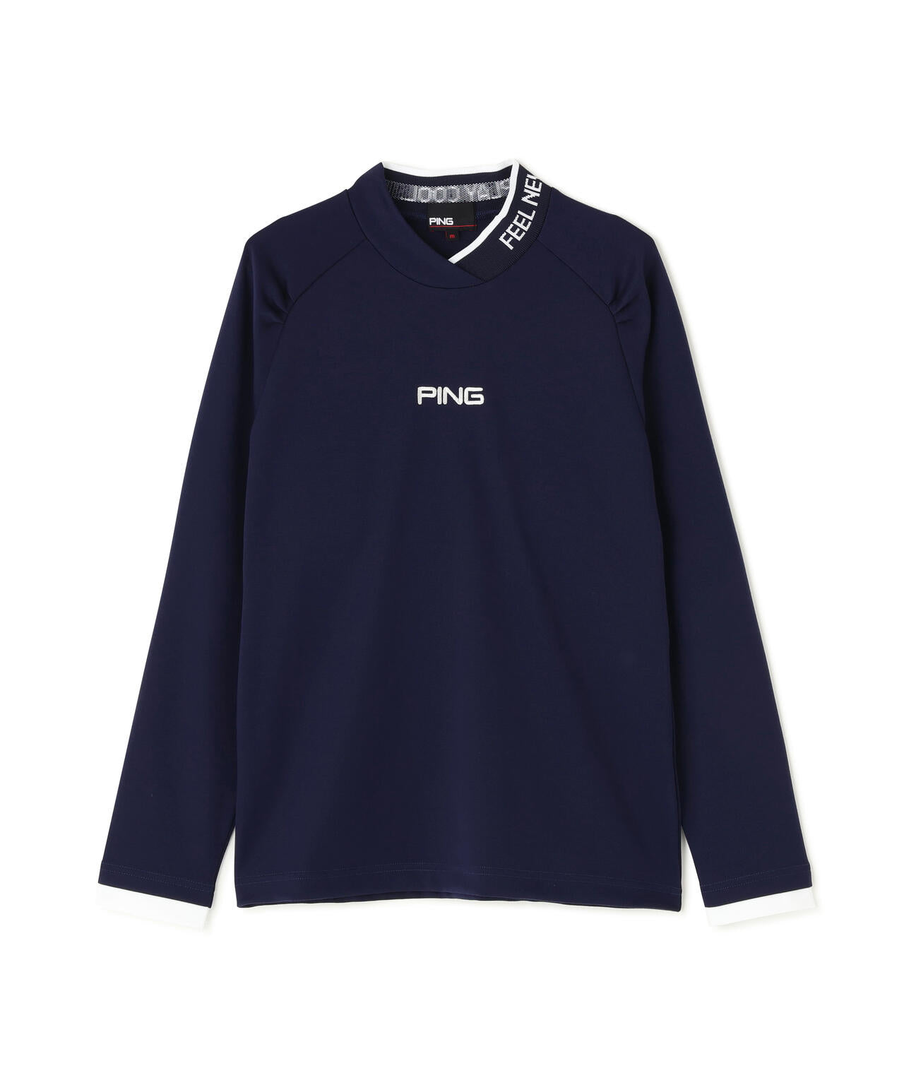 【PING APPAREL】冷感ポンチハイネックシャツ <GOLD> (LADIES)