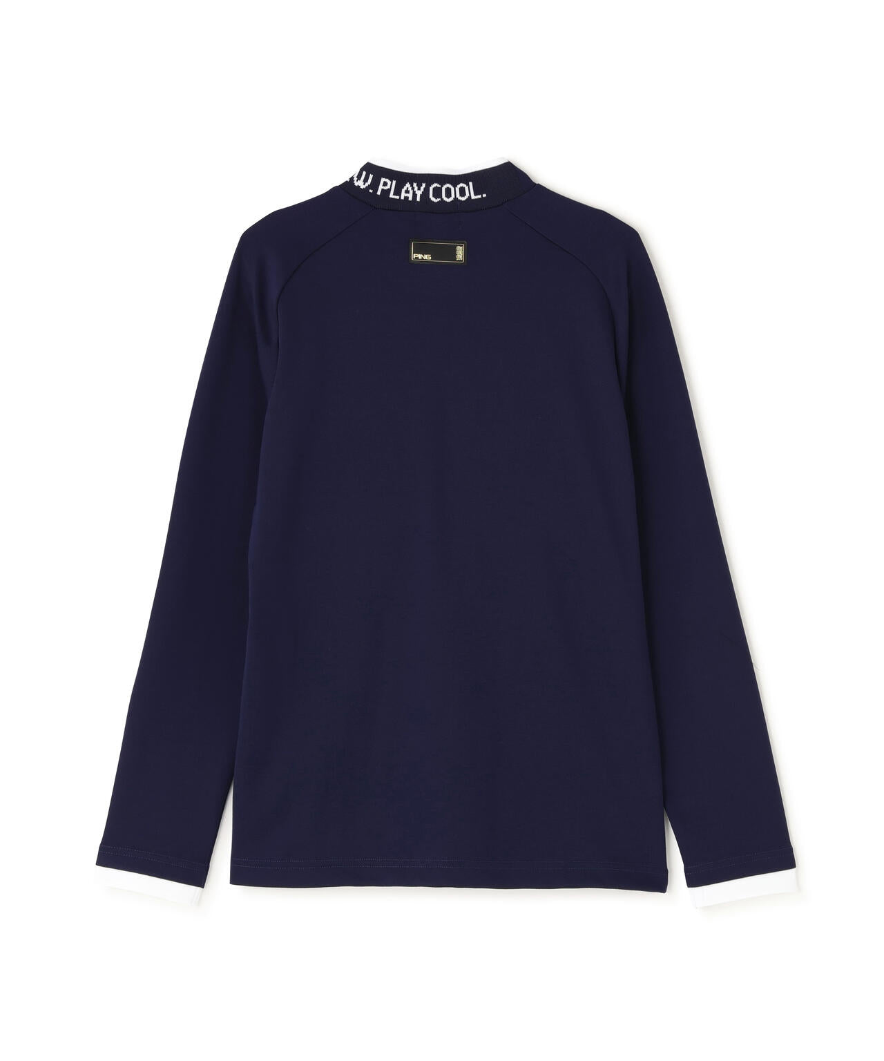 【PING APPAREL】冷感ポンチハイネックシャツ <GOLD> (LADIES)