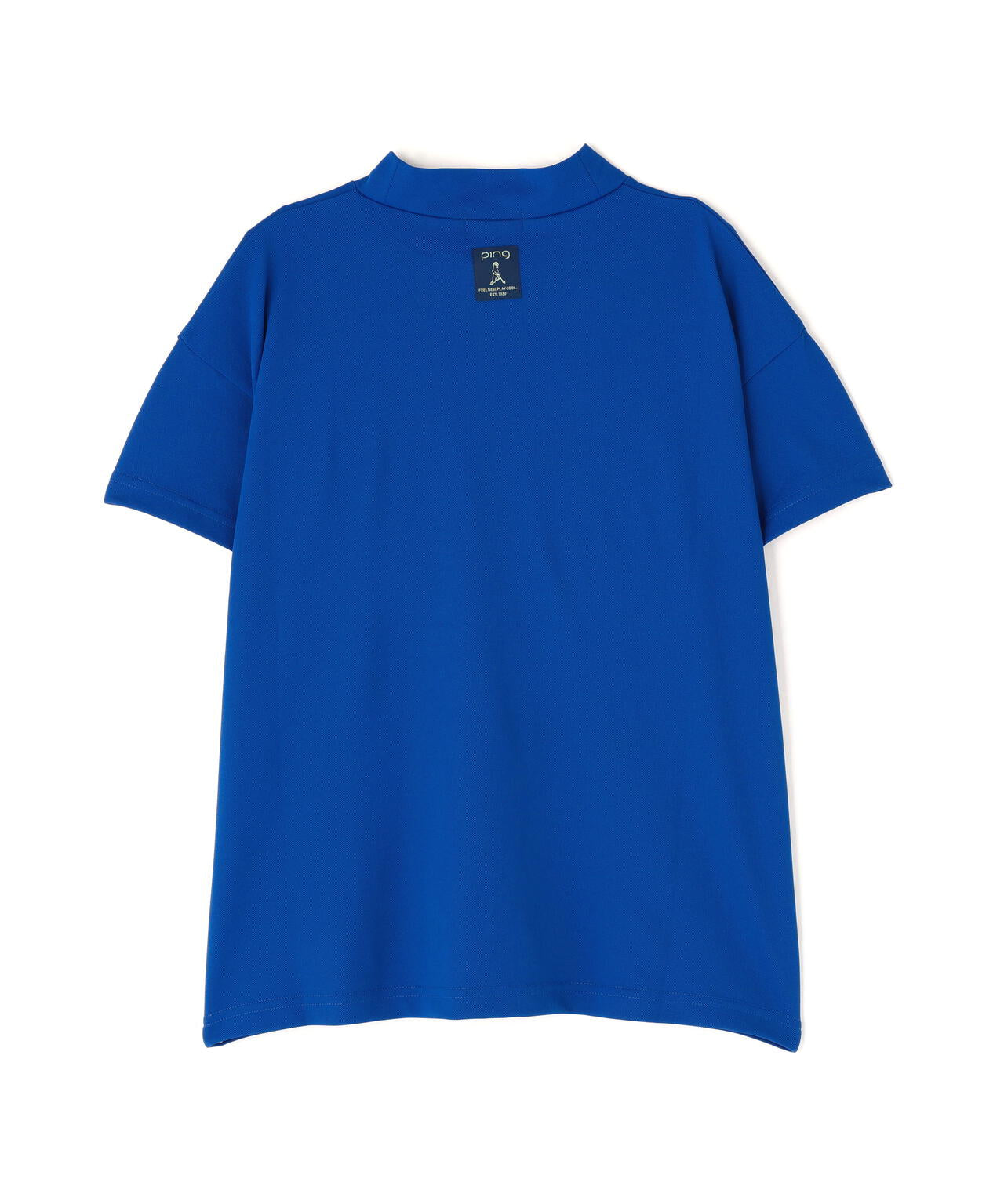 【PING APPAREL】アップリケ半袖ハイネックシャツ <NATIVE> (LADIES)