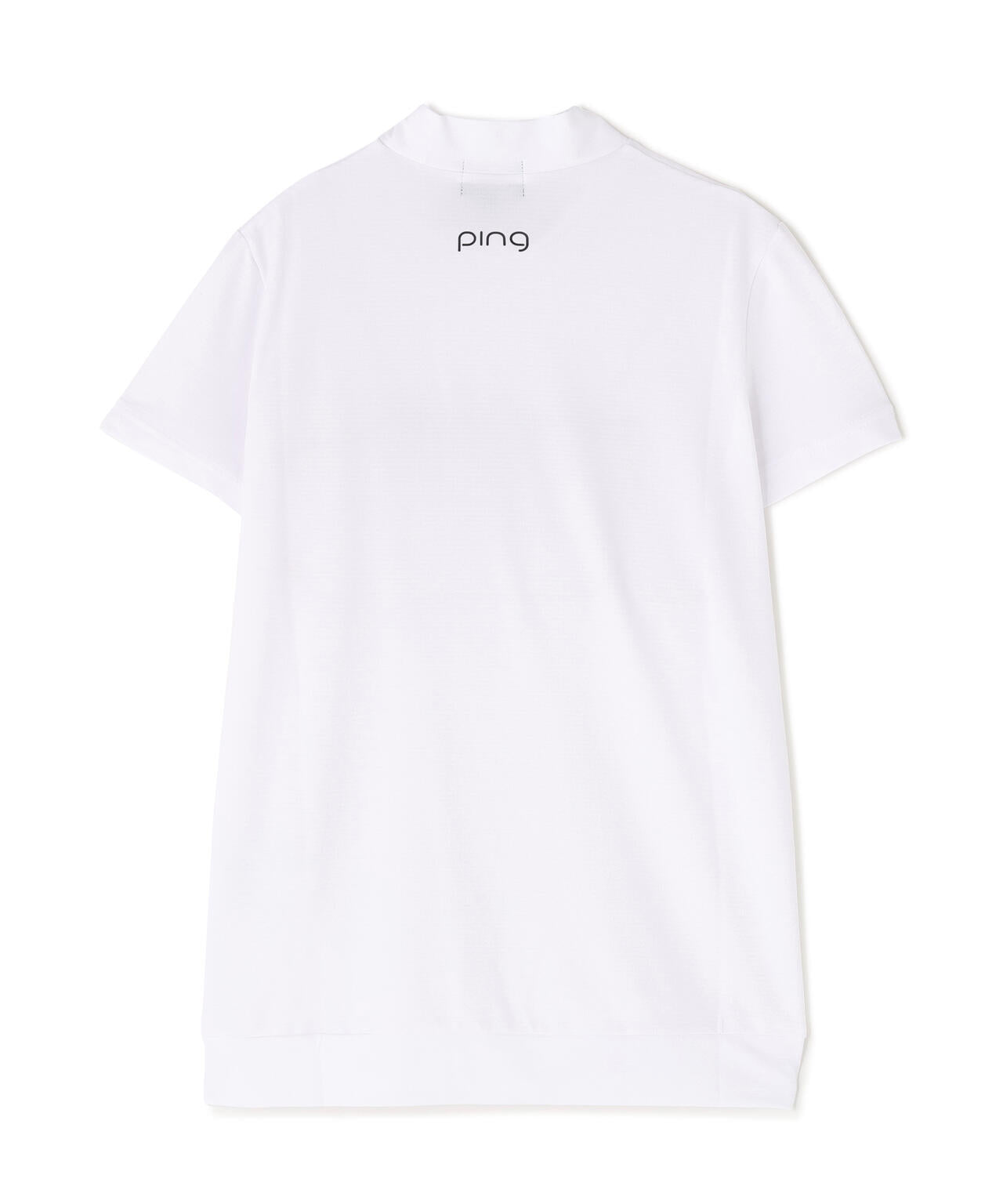 【PING APPAREL】SNAPTEXカノコインレーMr.PINGプリント半袖ハイネックカットソー <NATIVE> (LADIES)