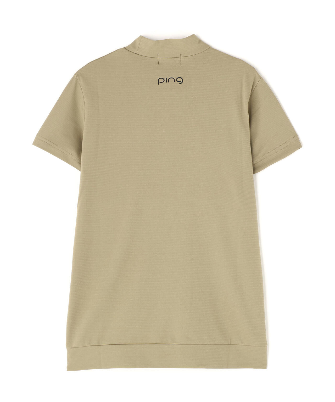 【PING APPAREL】SNAPTEXカノコインレーMr.PINGプリント半袖ハイネックカットソー <NATIVE> (LADIES)